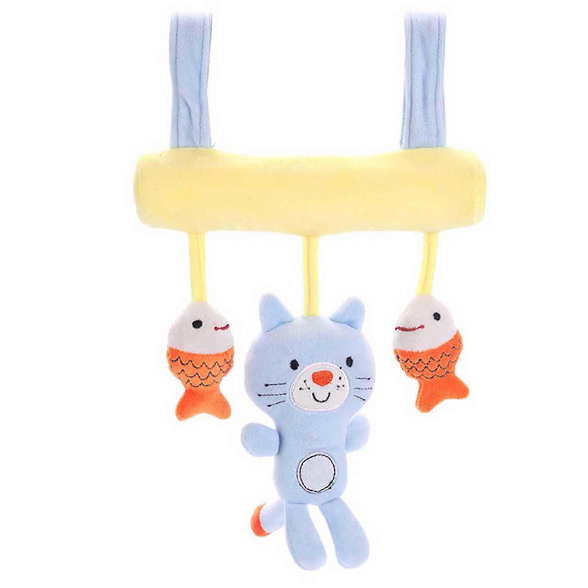 wsevypo Baby Hanging Rattle Toys for Soft Plush Activity on Crib or Stroller