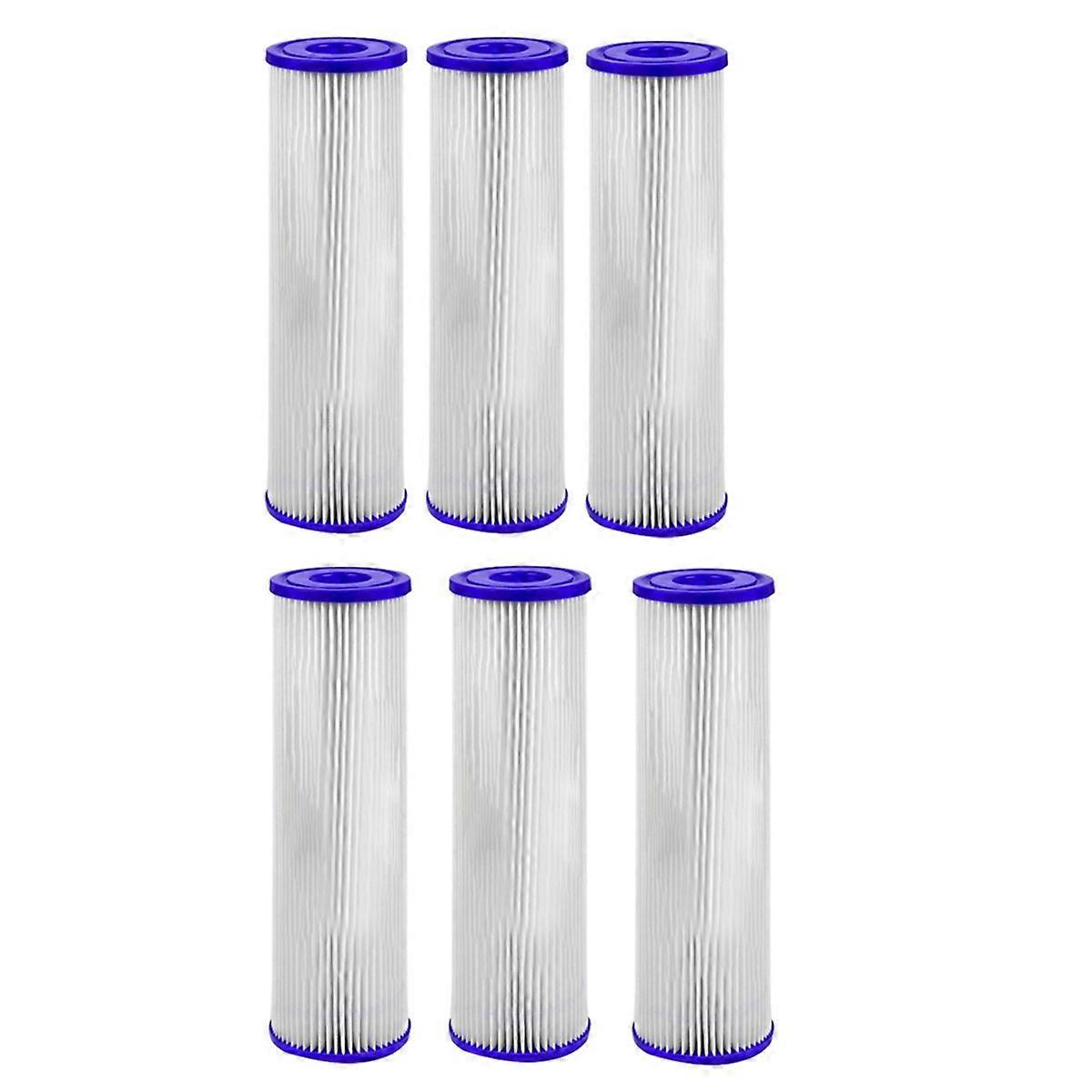 Filtro de sedimentos plissado de 20 polegadas x 2,5 polegadas para toda a casa, substituto do filtro de água WFPFC3002, 6-Pa