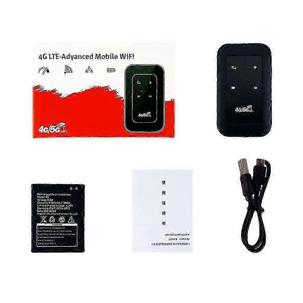 Mobile Hotspot 4G LTE Router WiFi Up to 150Mbps Speed Connect Up to 10 Devices