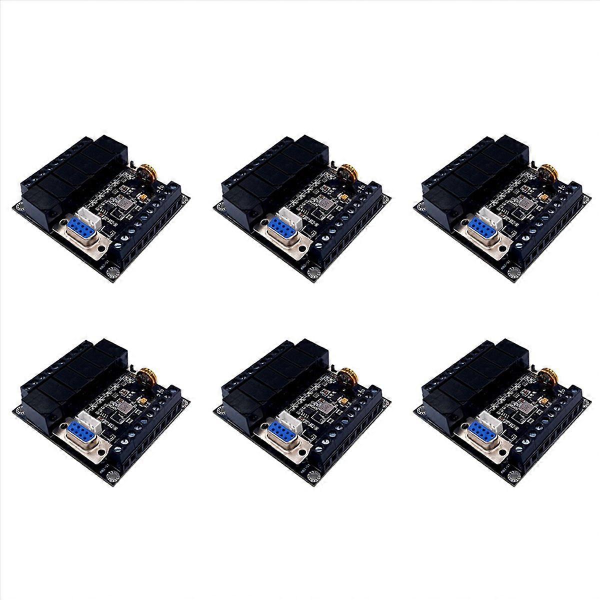 6X PLC Industrial Control Board FX1N-14MR Relay Module Editable Controller