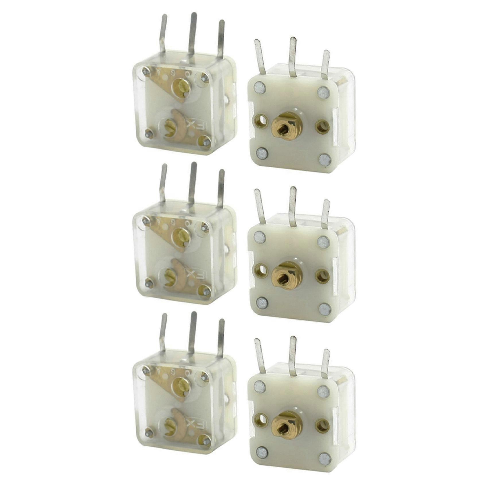 6 Pcs 223F Style Dual 20PF Variable Capacitor for FM Radio