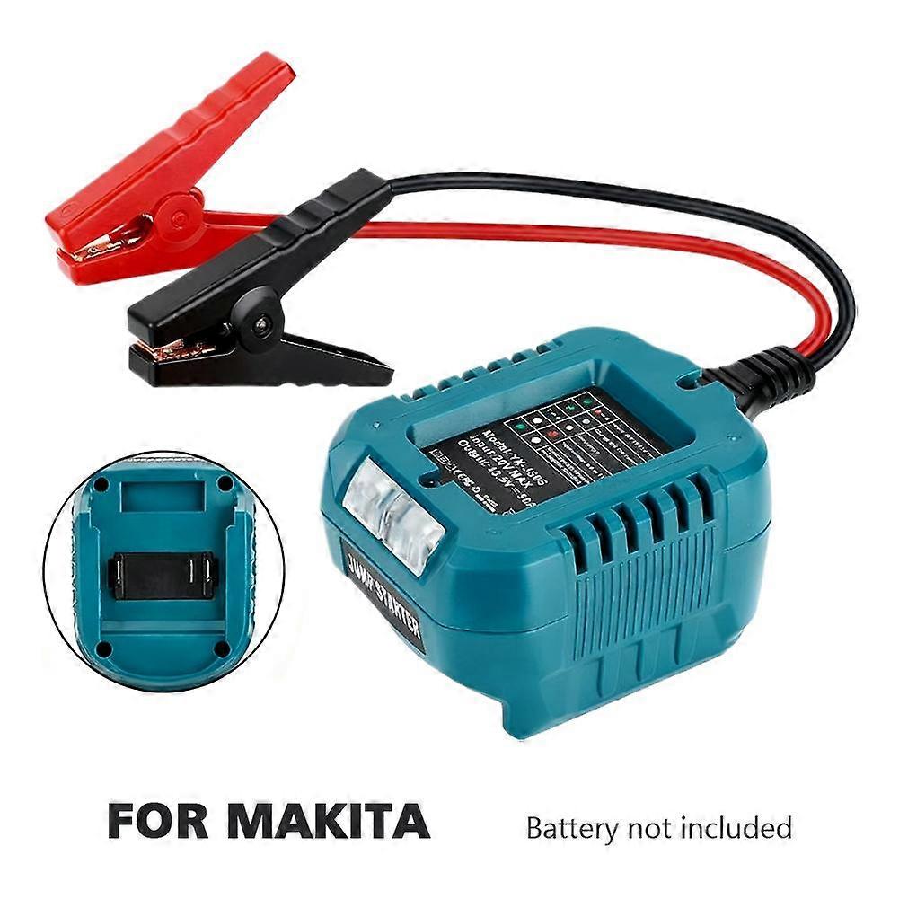 Car Jump Starters Adapter For Makita/Milwaukee/Dewalt 20V Battery Jump Starter