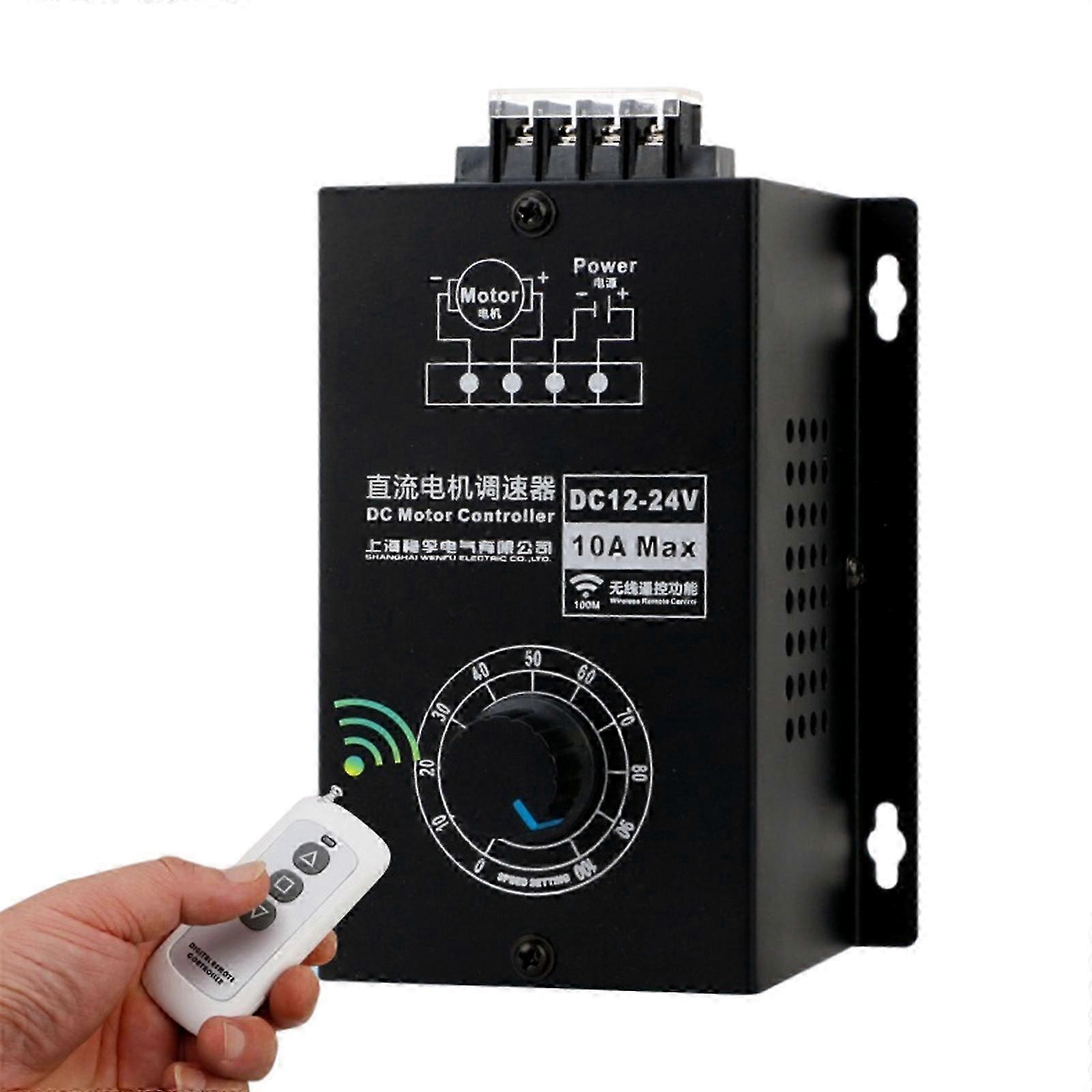 Dc 12-35V Motor Controller Pwm Motor Speed Controller Stepless Variable Speed Switch fL Ft