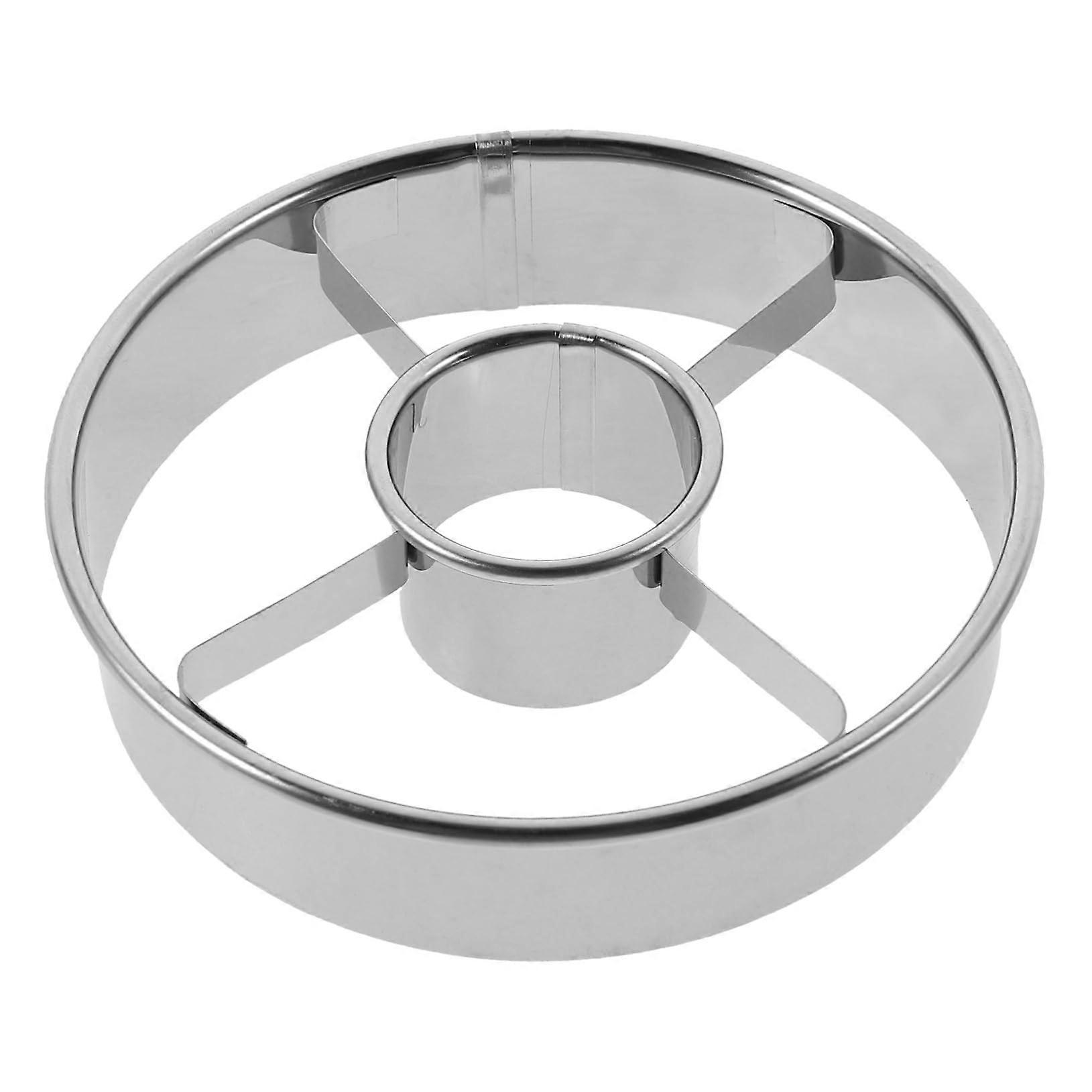 Stainless Steel Donut Cutter Mold Reusable Round Shape for Baking Cookies Cakes and Desserts