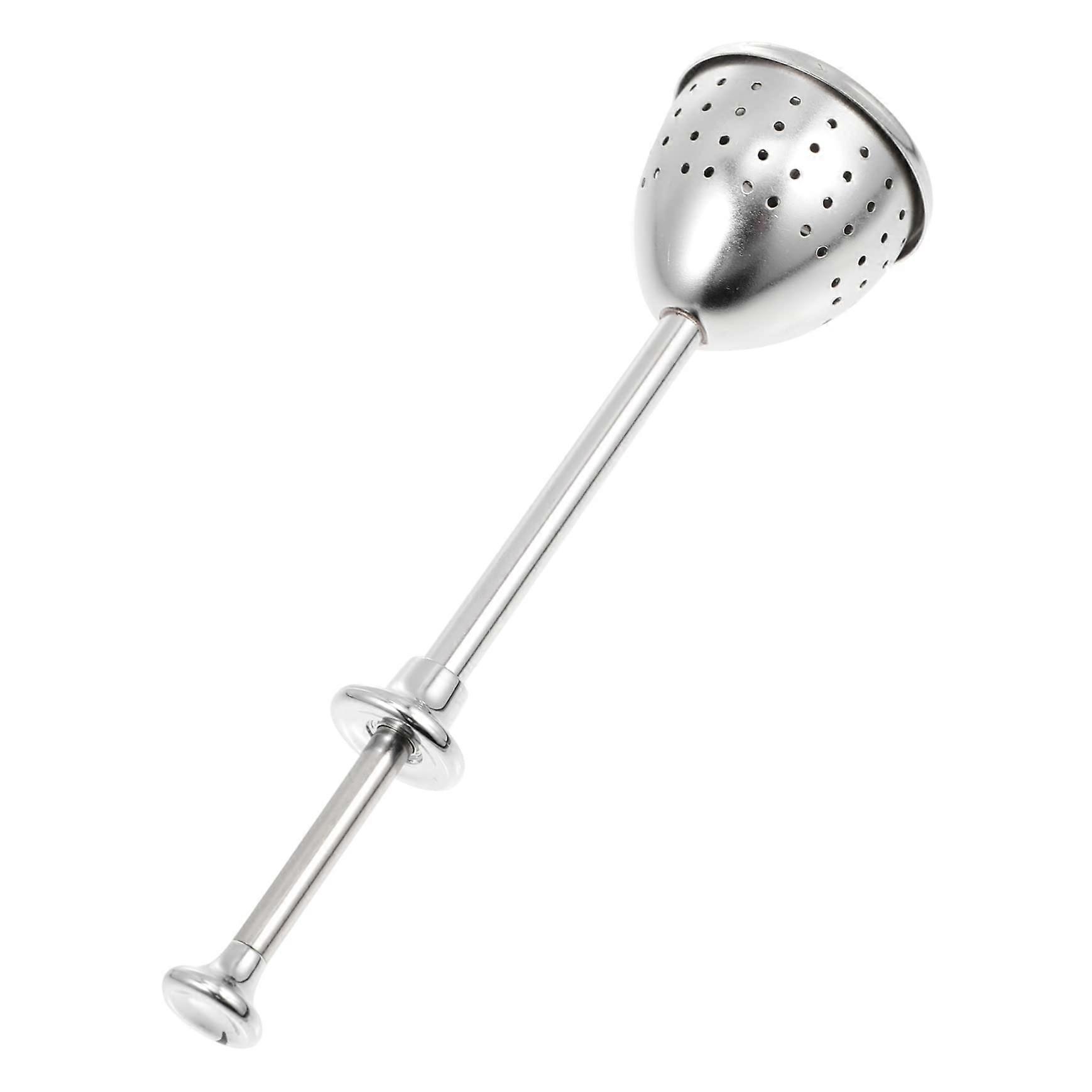 Stainless Steel Tea Infuser with Long Handle Fine Mesh for Loose Leaf Brewing, Reusable and Easy Clean