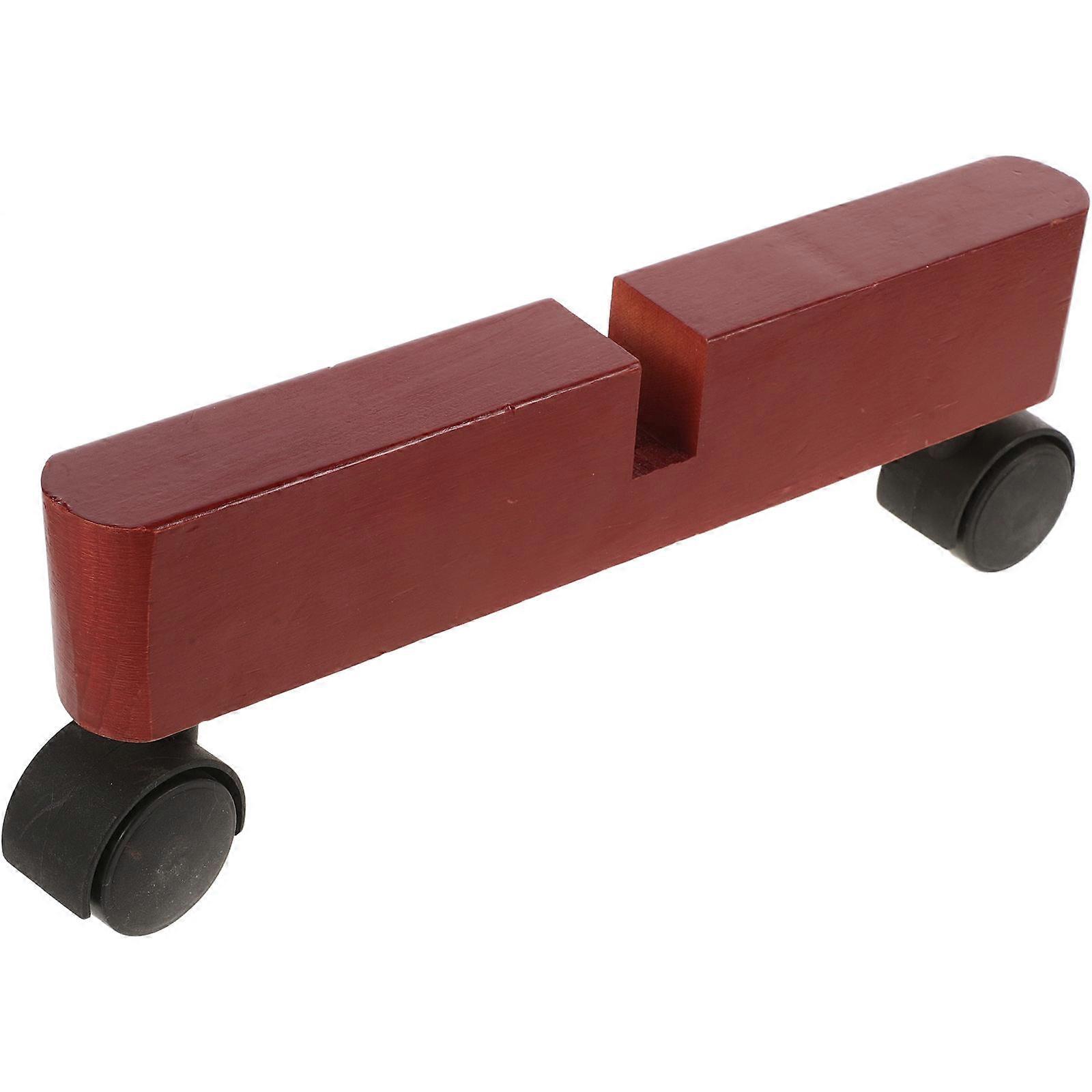 Wooden Sliding Base for Room Divider Stand with Partition Support