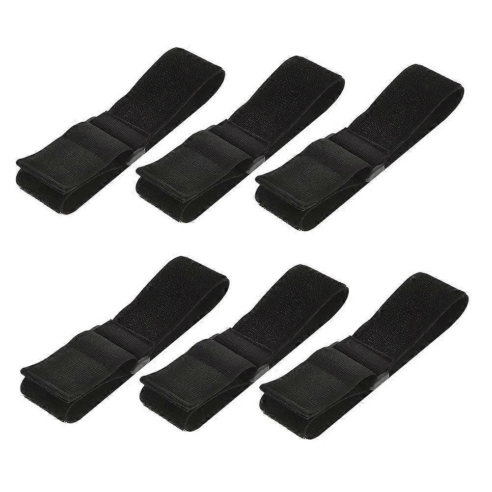 Hook and Loop Arm Straps for Adjustable Use 6Pcs Multipurpose Elastic Cinch Straps