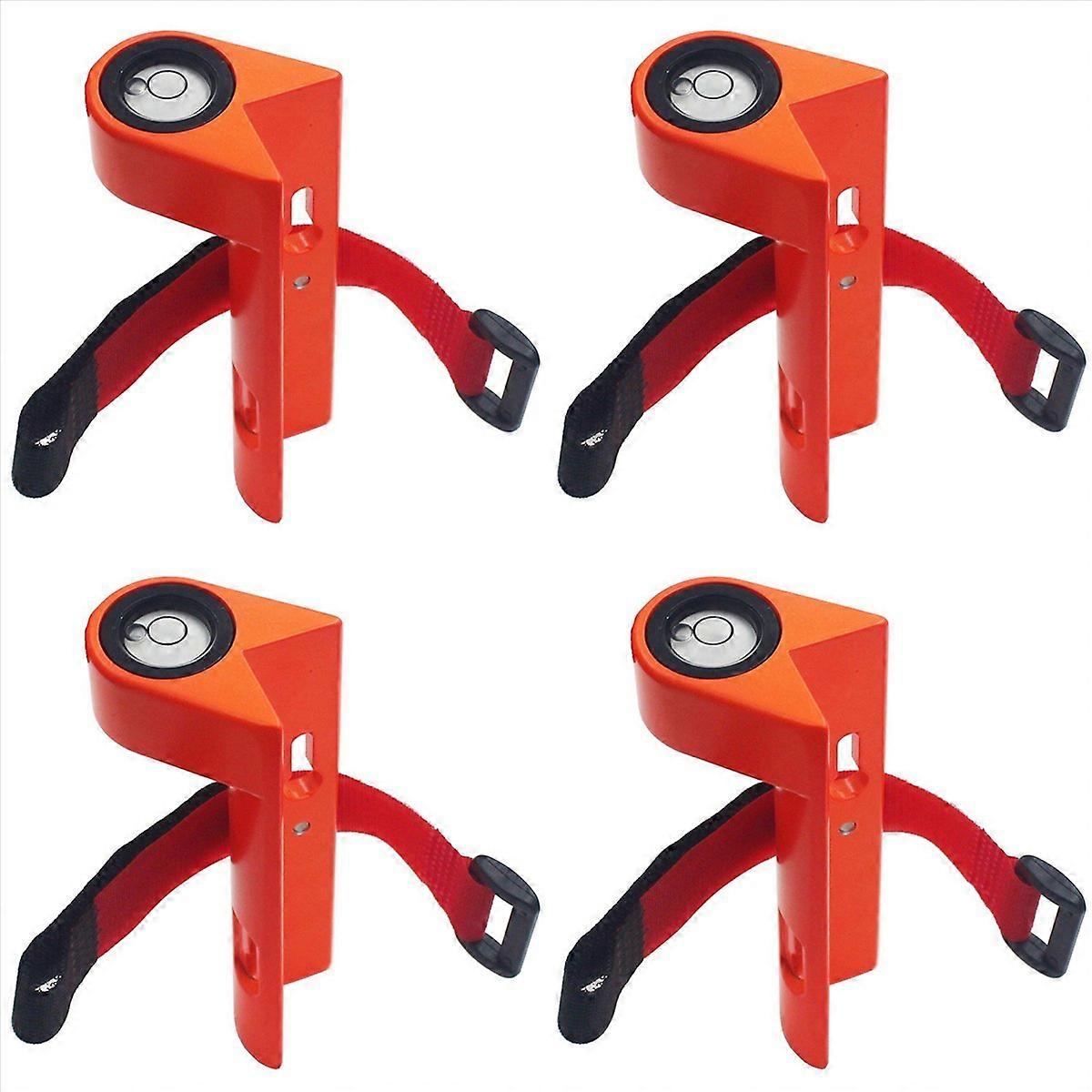 Centering Pole Leveler Bubble Assembly Right-Angle Level Strap Orange
