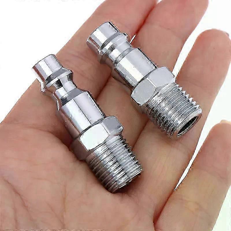 High Quality 1/4 External Thread Pneumatic Quick Coupling Male Connector EU/US Style Pneumatic External Thread Quick Connector