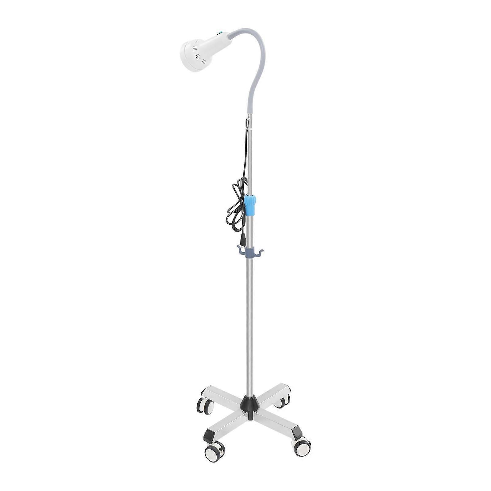 LED Examination Lamp Floor Standing with Wheels, Adjustable Height Exam Light for Beauty Salon