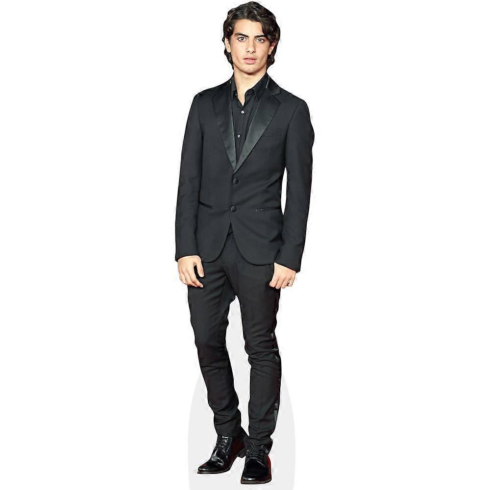 Samuele Carrino (Black Suit) Cardboard Cutout (lifesize OR mini size). Standee. Stand Up.