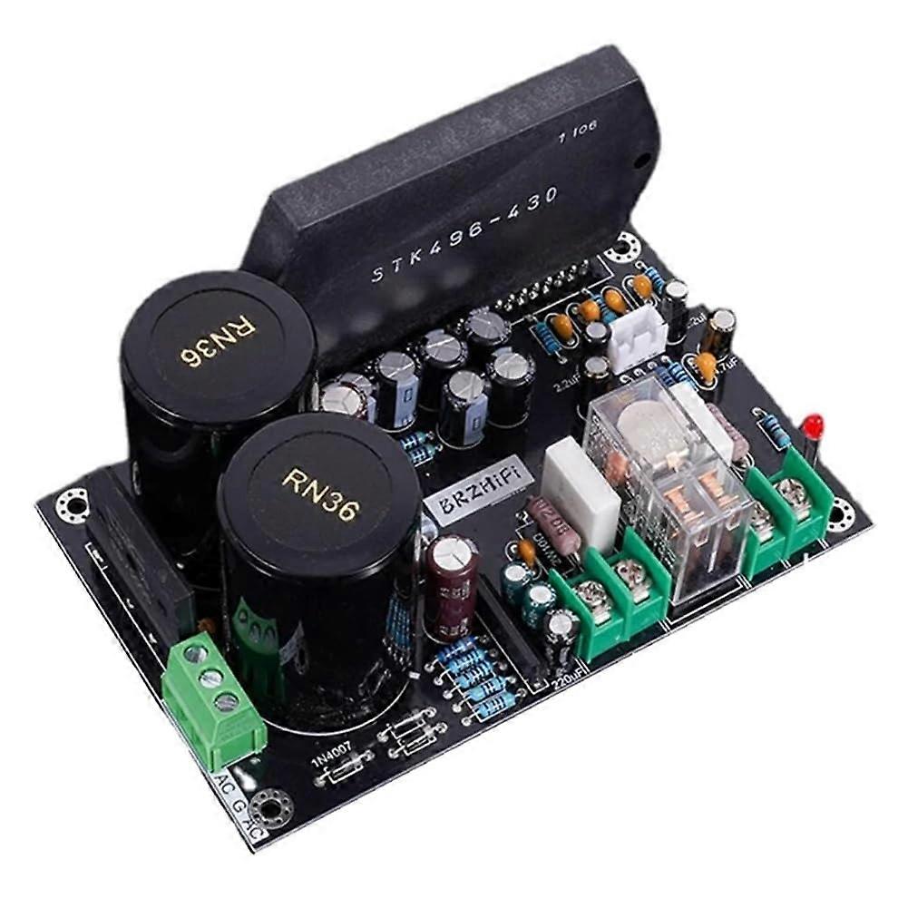 HIFI Stereo Audio Amplifier Board STK496430 Dual Channel 300W Power Home Audio Module AC35V
