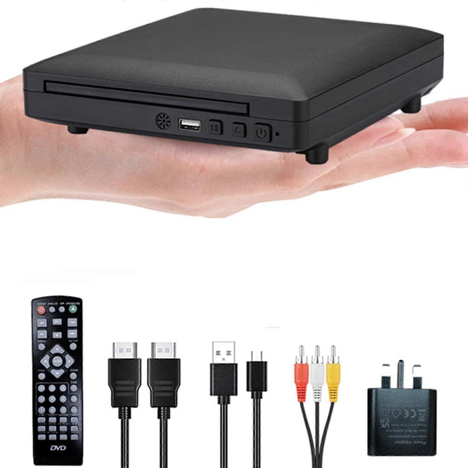 DVD Player With Remote Control Compact HDMI DVD/CD Player For Home Use