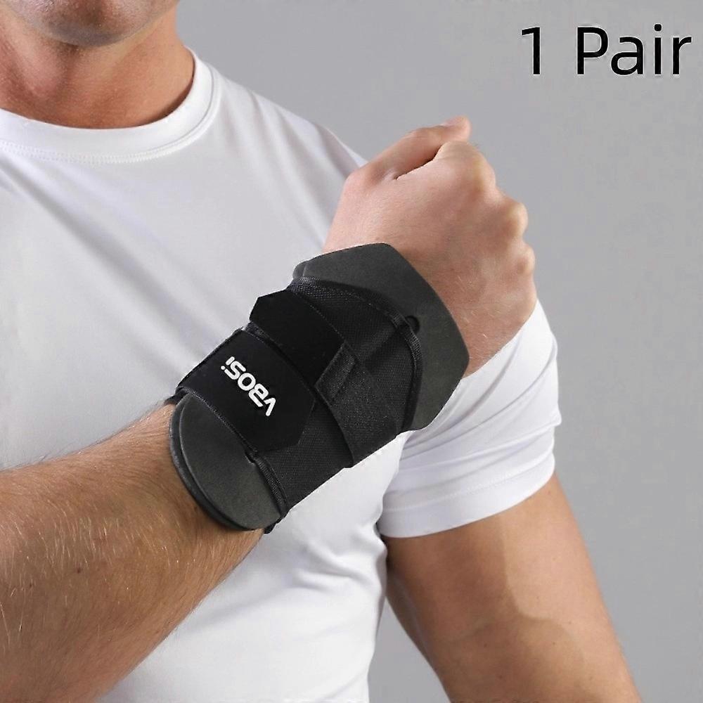 1 paire de bracelets de Football de Rugby en ��ponge ��paisse, Double Compression, bandes fixes de Football am��ricain, protection r��glable