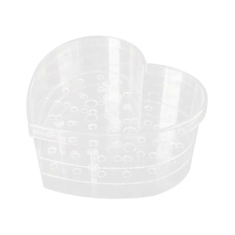 Heart-Shaped Clear Plastic Container for Valentine's Day Gift Display