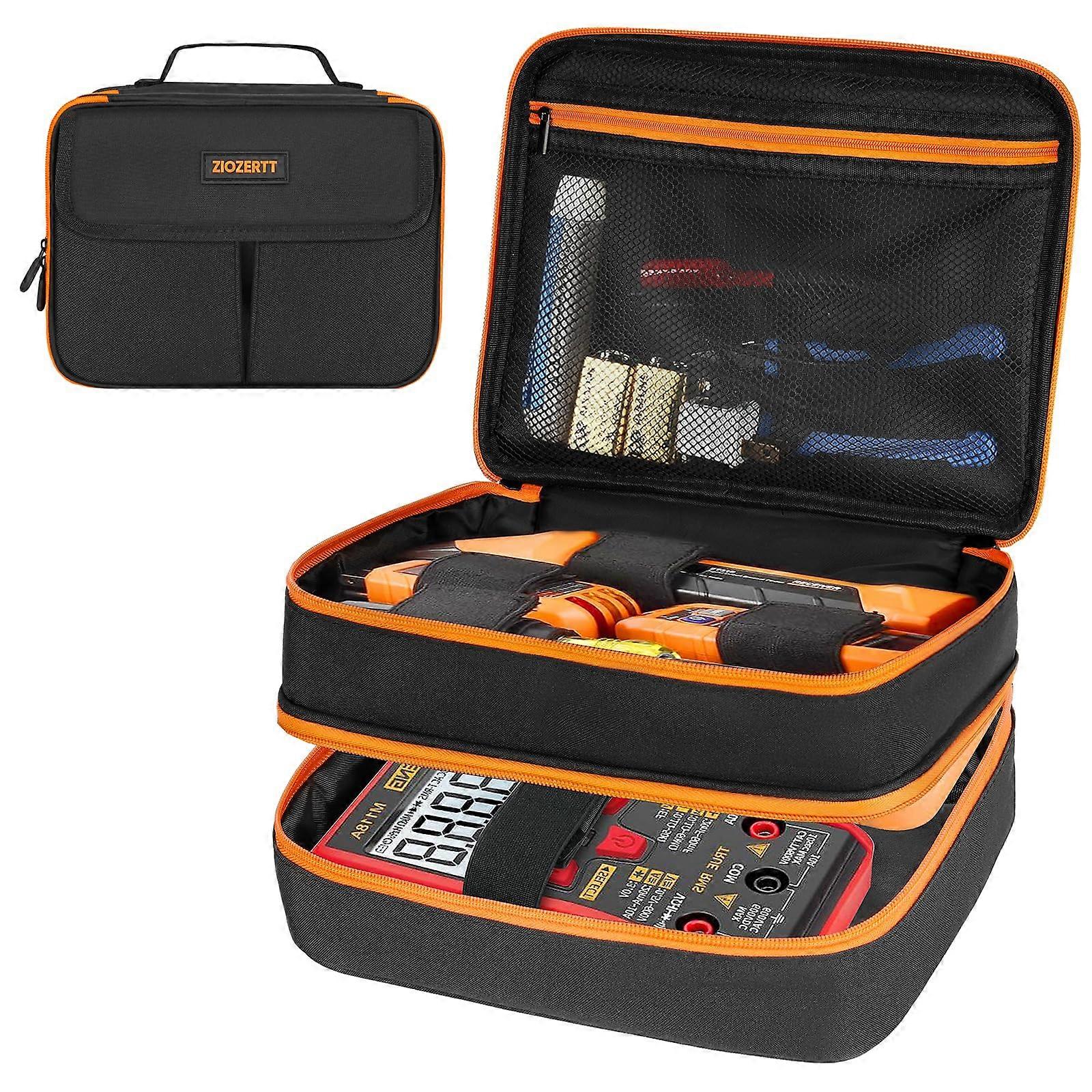 Case for Klein Tools ET310 with DoubleLayer Organization, WaterResistant Multimeter Carrying Case