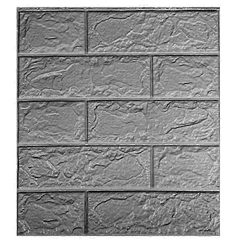 Self-adhesive 3d Brick Wall Sticker Diy Foam Waterproof Wallpaper Background