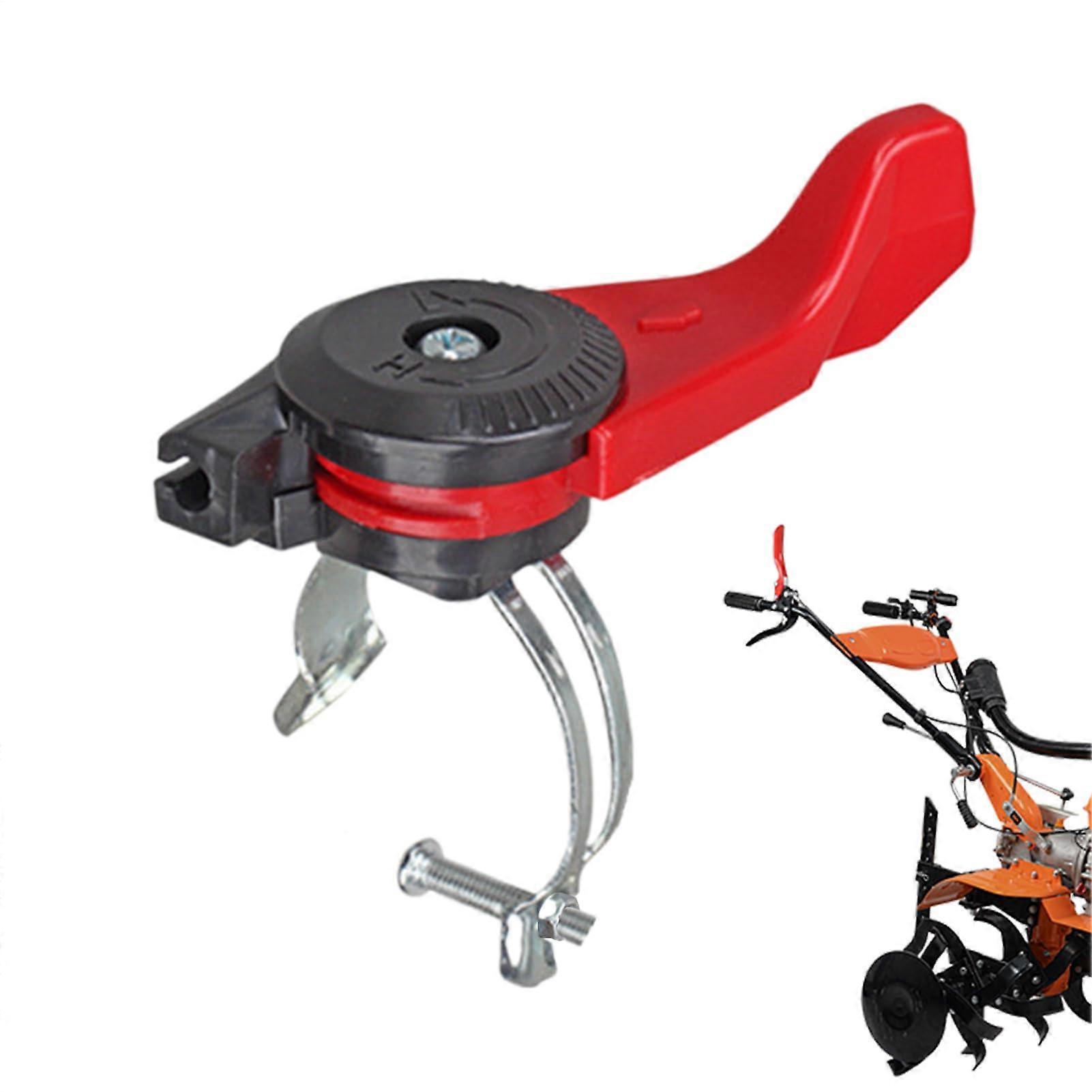 Tiller Throttle Control Lever with Ergonomic Thumb Accelerator Switch for Road Cutter Replacement