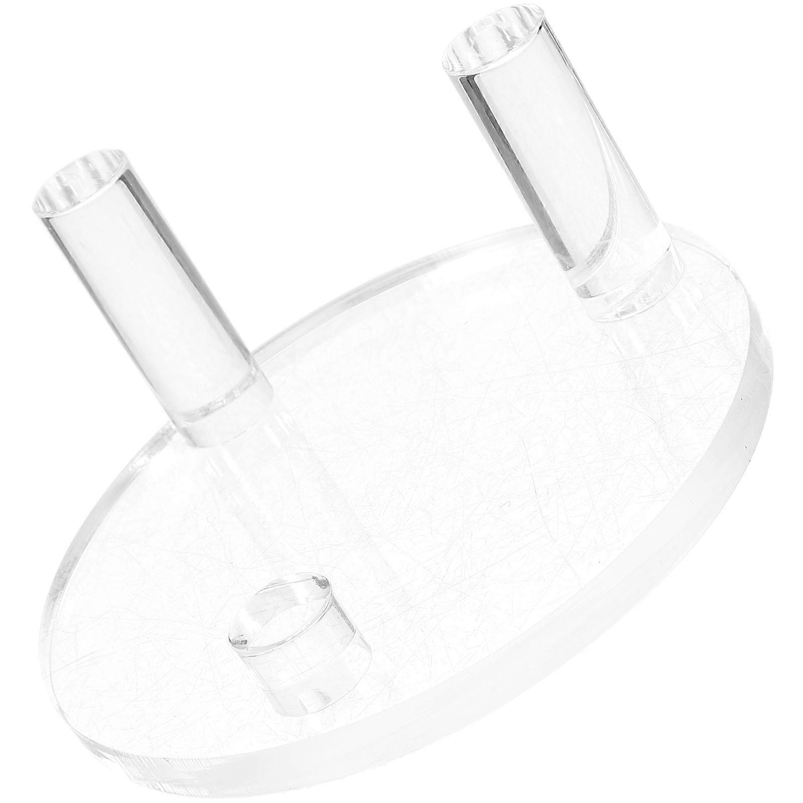 Acrylic Display Stand for Storage Clear Three-Peg Acrylic Display Stand