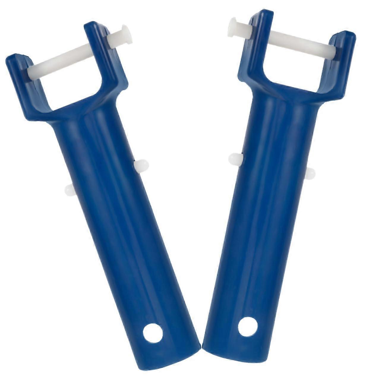 2Pcs Pool Vacuum Head Handle Replacement with Ergonomic Comfort Grip for Swimming Pool Cleaning