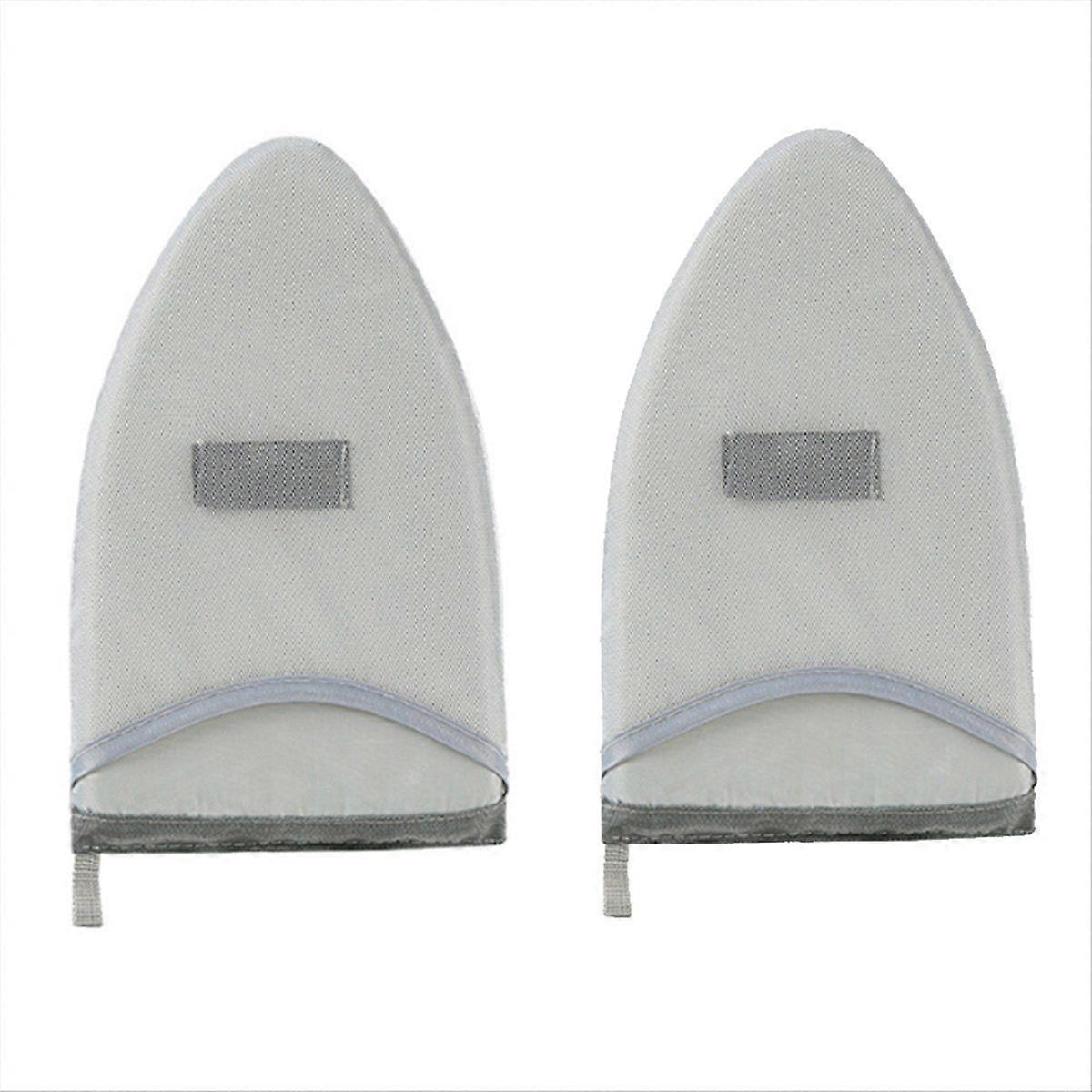2Pcs Handheld Ironing Board Resistant Steamer Mitt with Finger Loop Mini