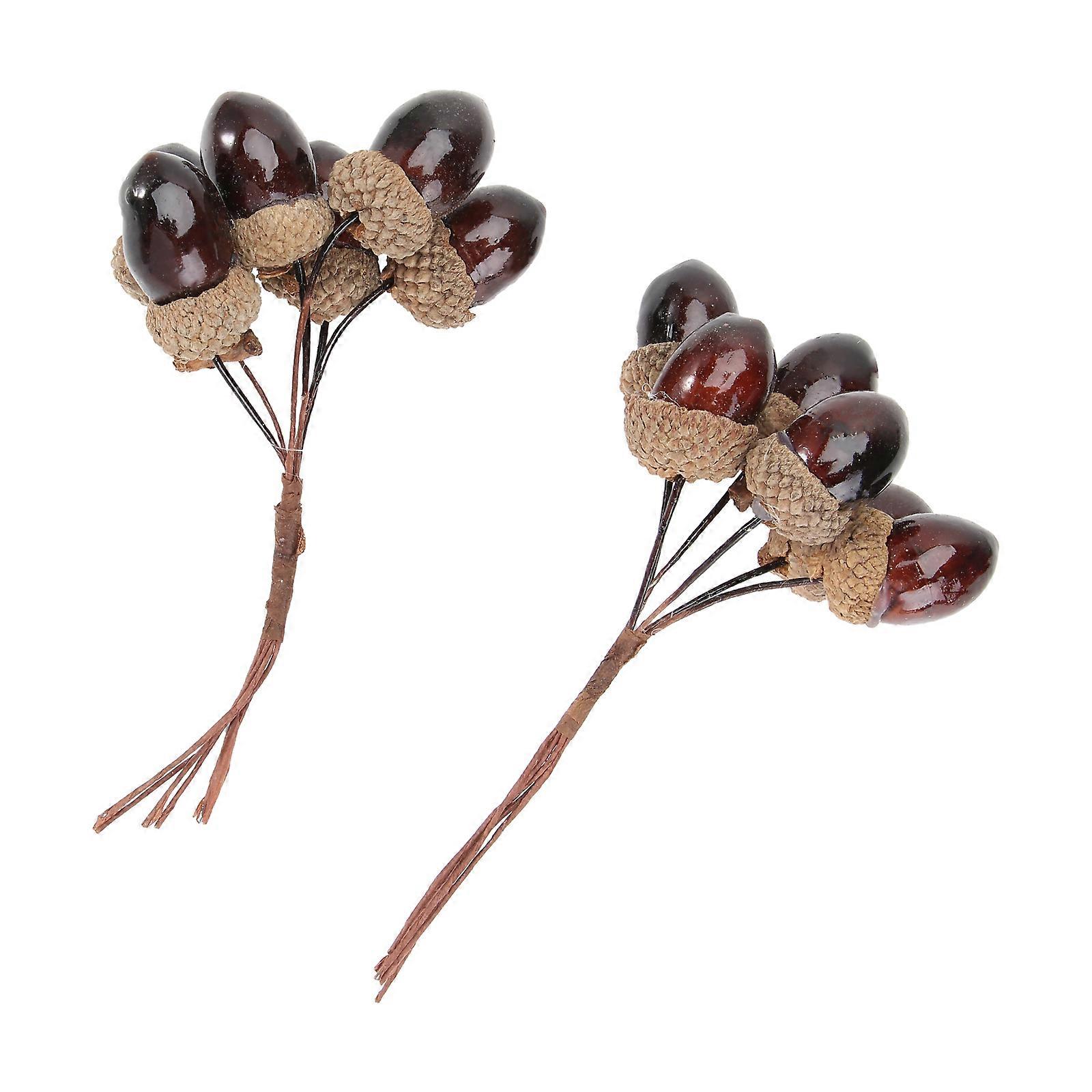 Artificial Pine Cones Creative Pine Cones Decoration for Christmas 6Pcs Set