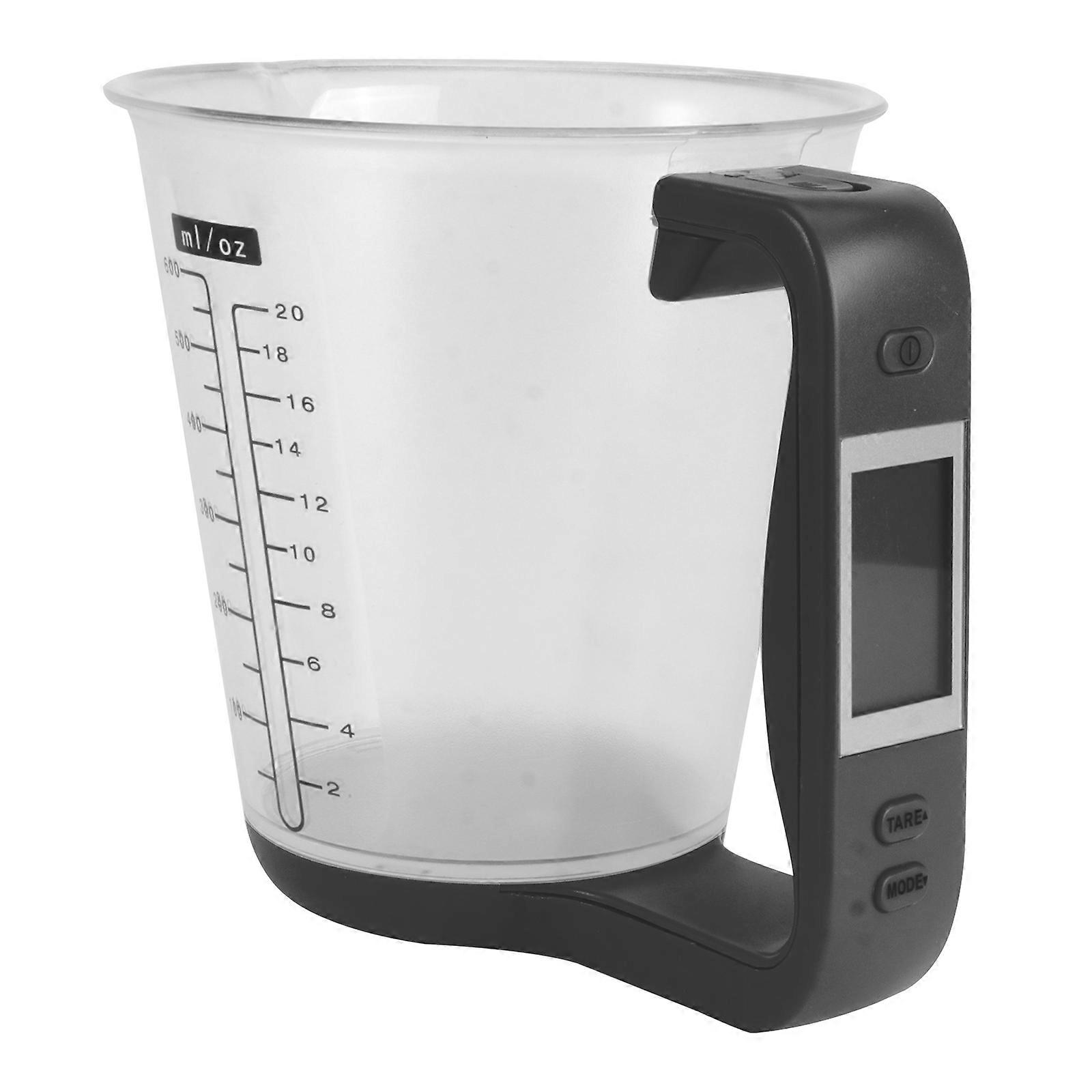 Digital Measuring Cup Multifunction Milk Powder Measuring 3Pcs Black Set
