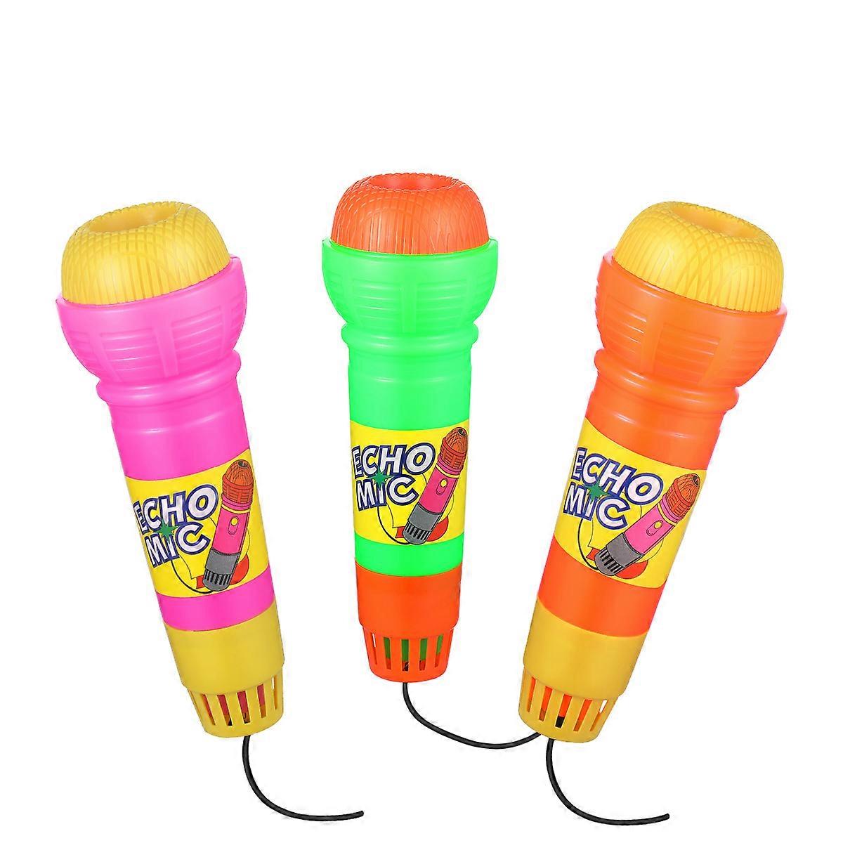 Plastic Echo Microphone Toy for Kids Yeahibaby Pretend Play 2Pcs Set