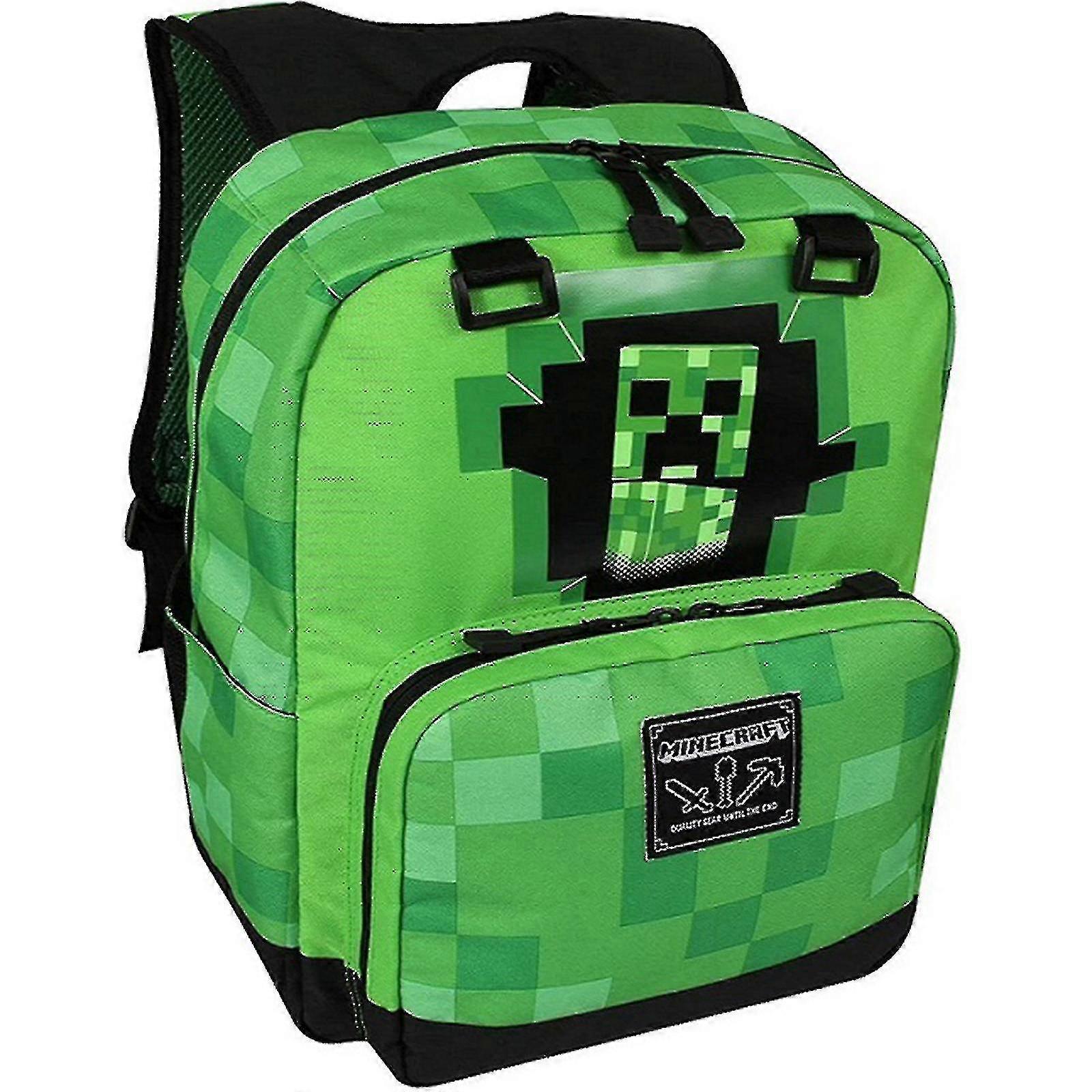 2025 Minecraft School Bag Elementary School Children School Bag Backpack