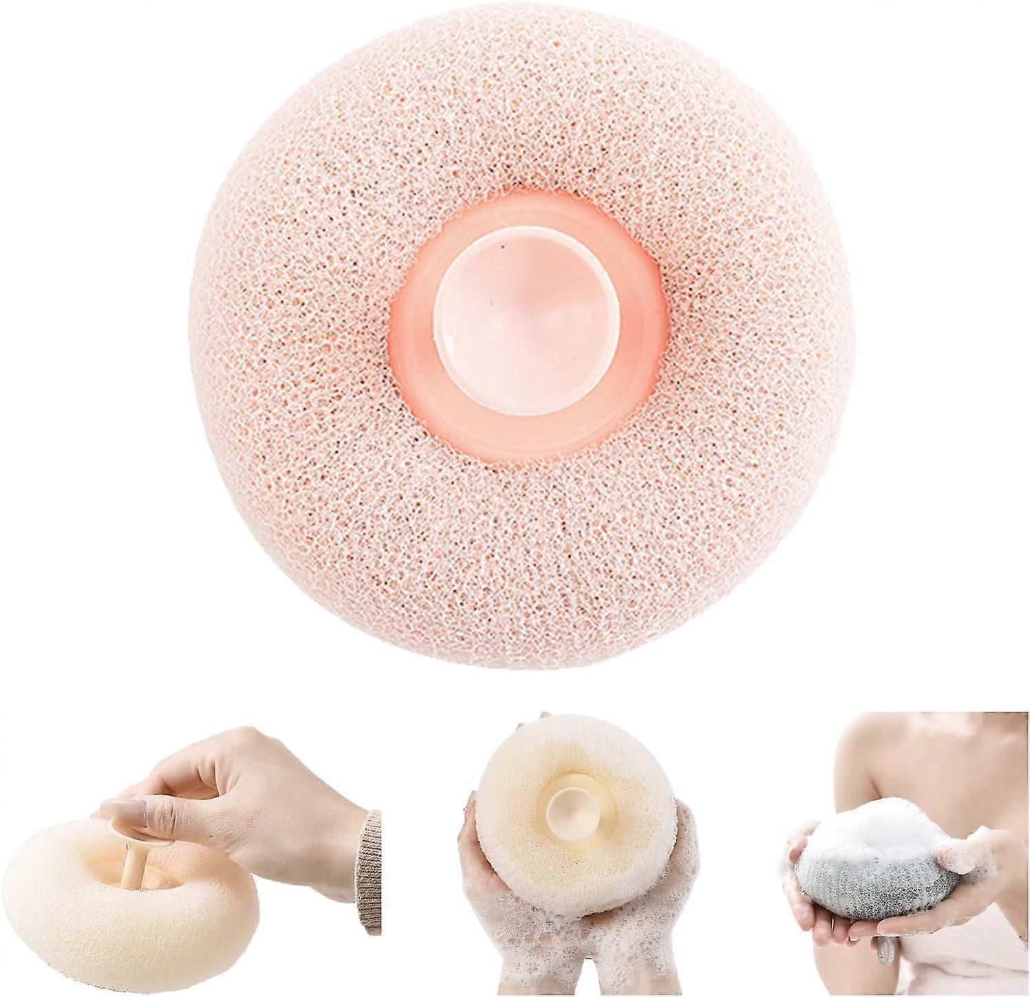 Bath Sponge with Soft Exfoliating Body Scrubber, Silicone Massage, Deep Cleansing, 1pc Multicolor