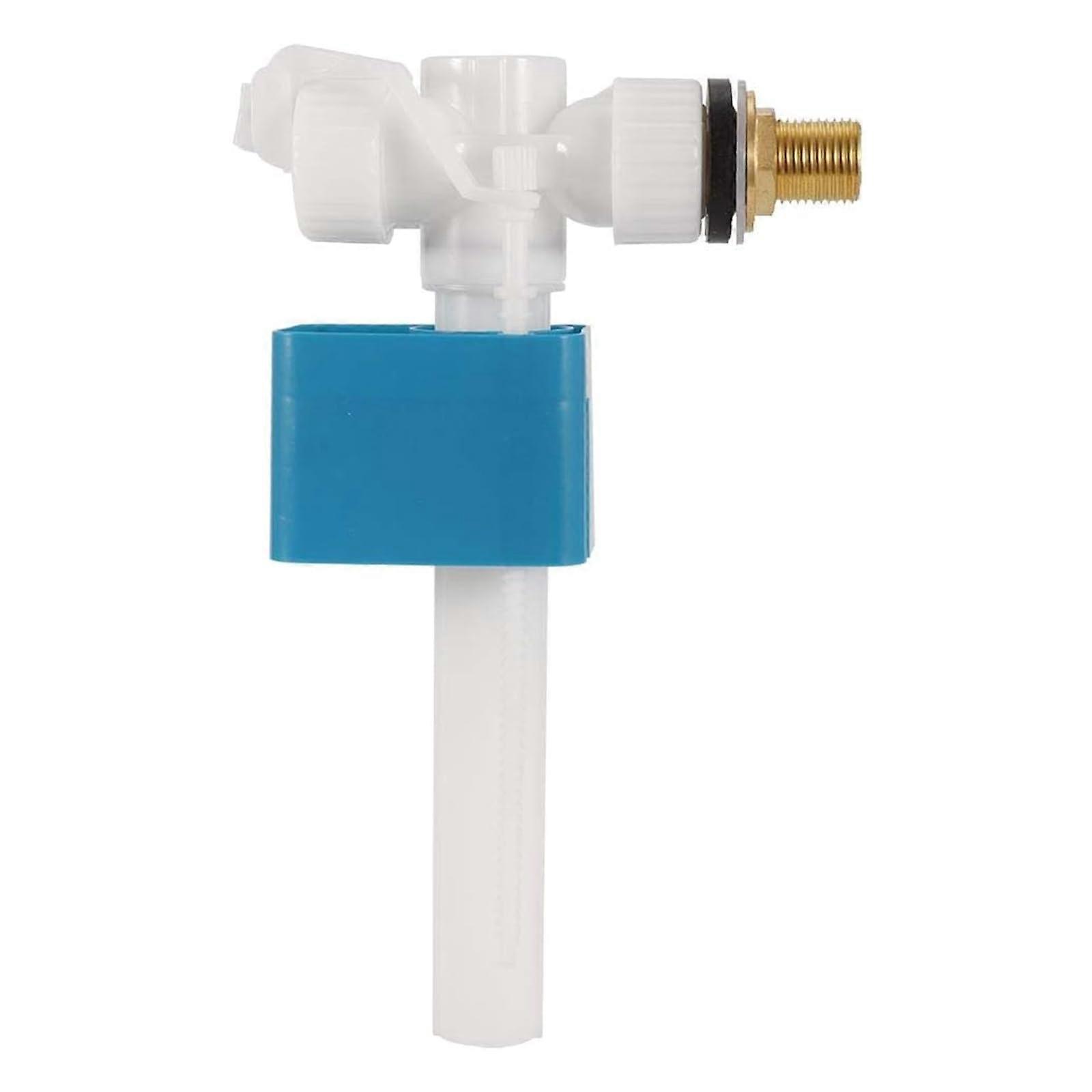 G1/2 Side Entry Toilet Fill Valve, Low Noise Copper Inlet, Adjustable Float, LeakProof Design