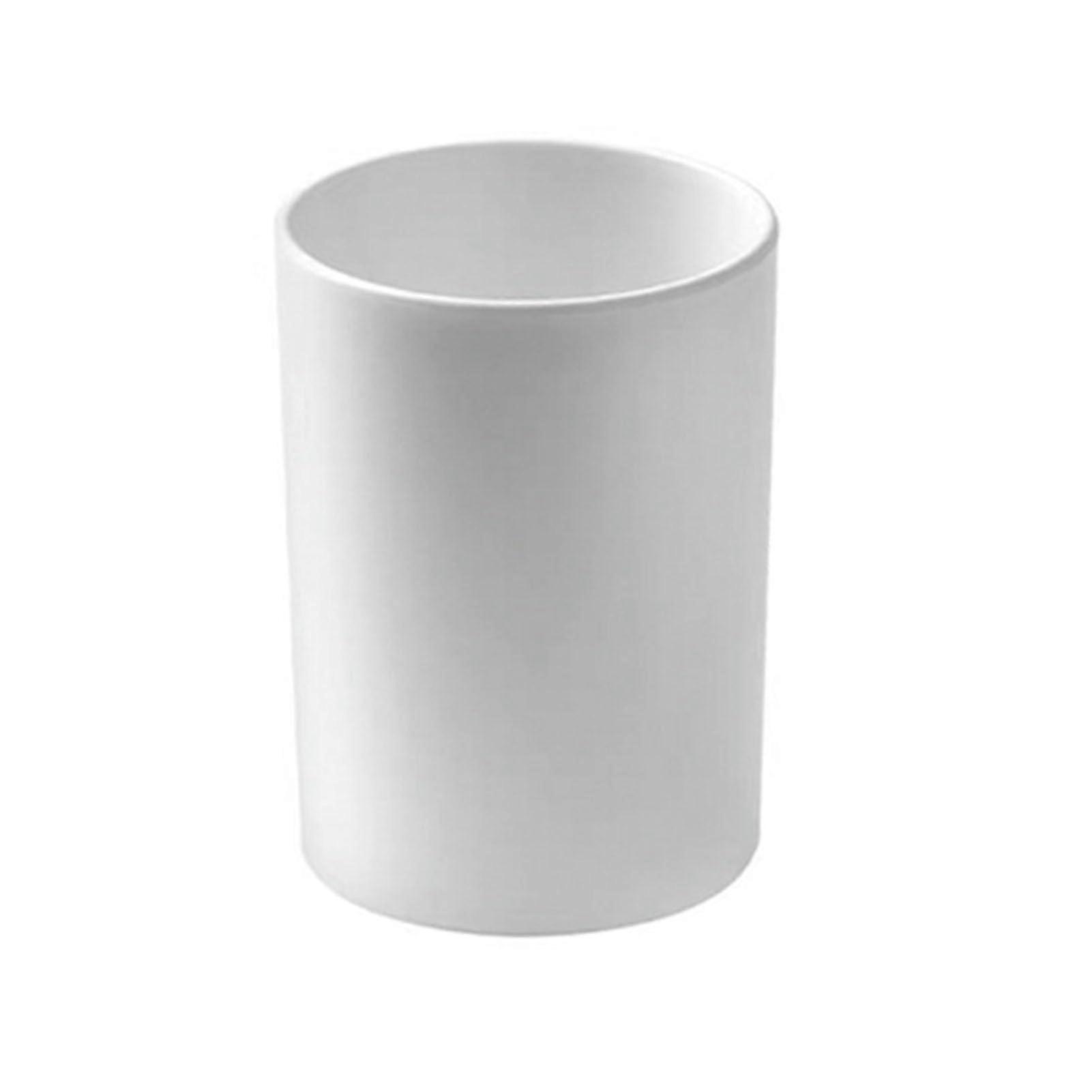 Wall Mounted Magnetic Toothbrush Holder with Upside Down Cups, No Drill, Space Saving Bathroom Organizer