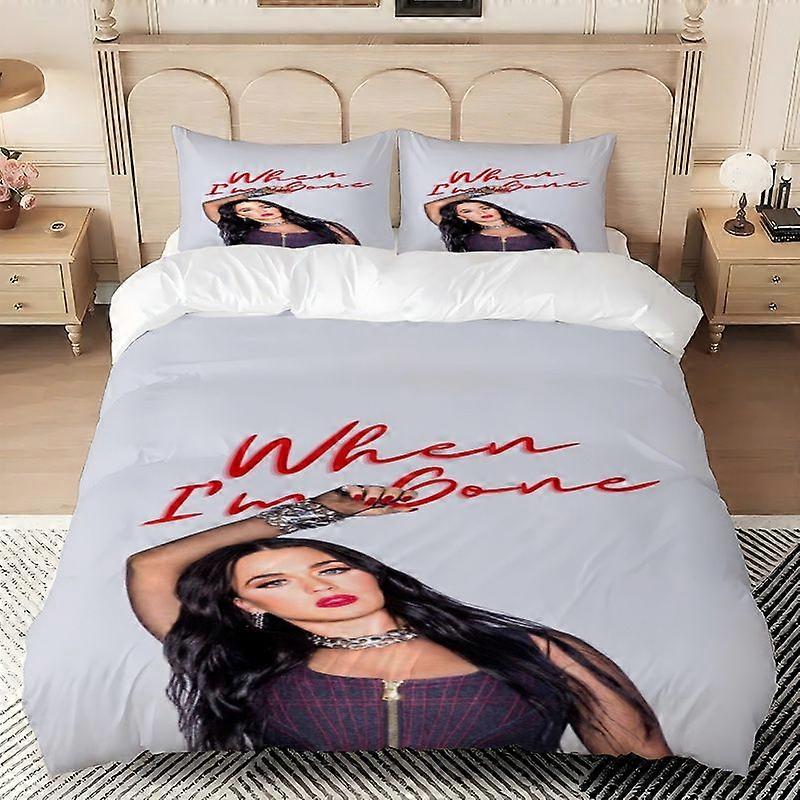 3pcs K-Perry New Song Printed Bedding Set 100% Polyester