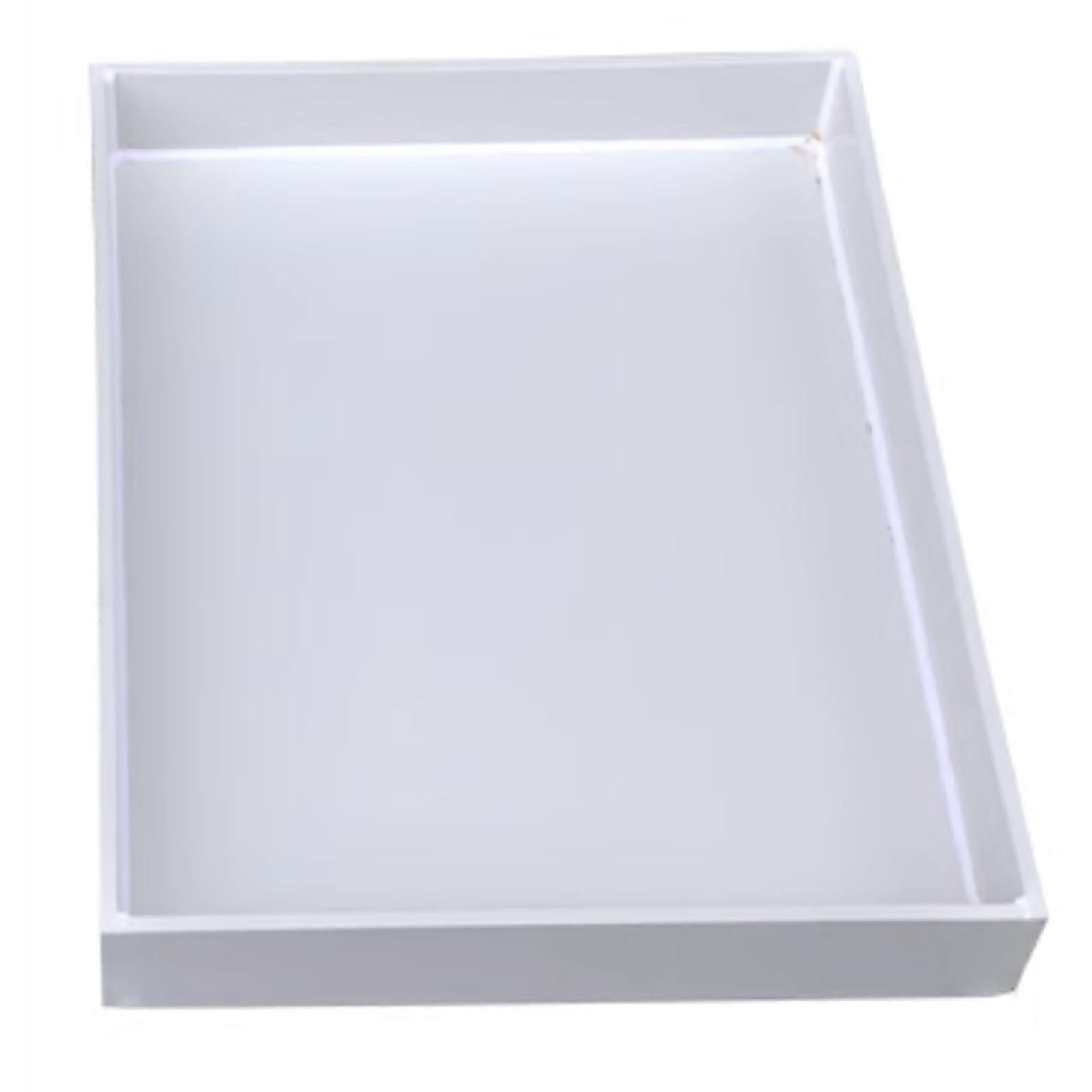 Water Drip Tray PP Plastic LeakProof Large Size for Plants Home Kitchen Lab 45x25cm
