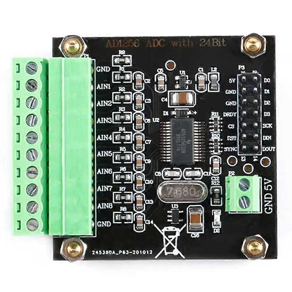 ADS1256 24Bit ADC Module  Precision Analog to Digital Converter Data Acquisition Board 5V