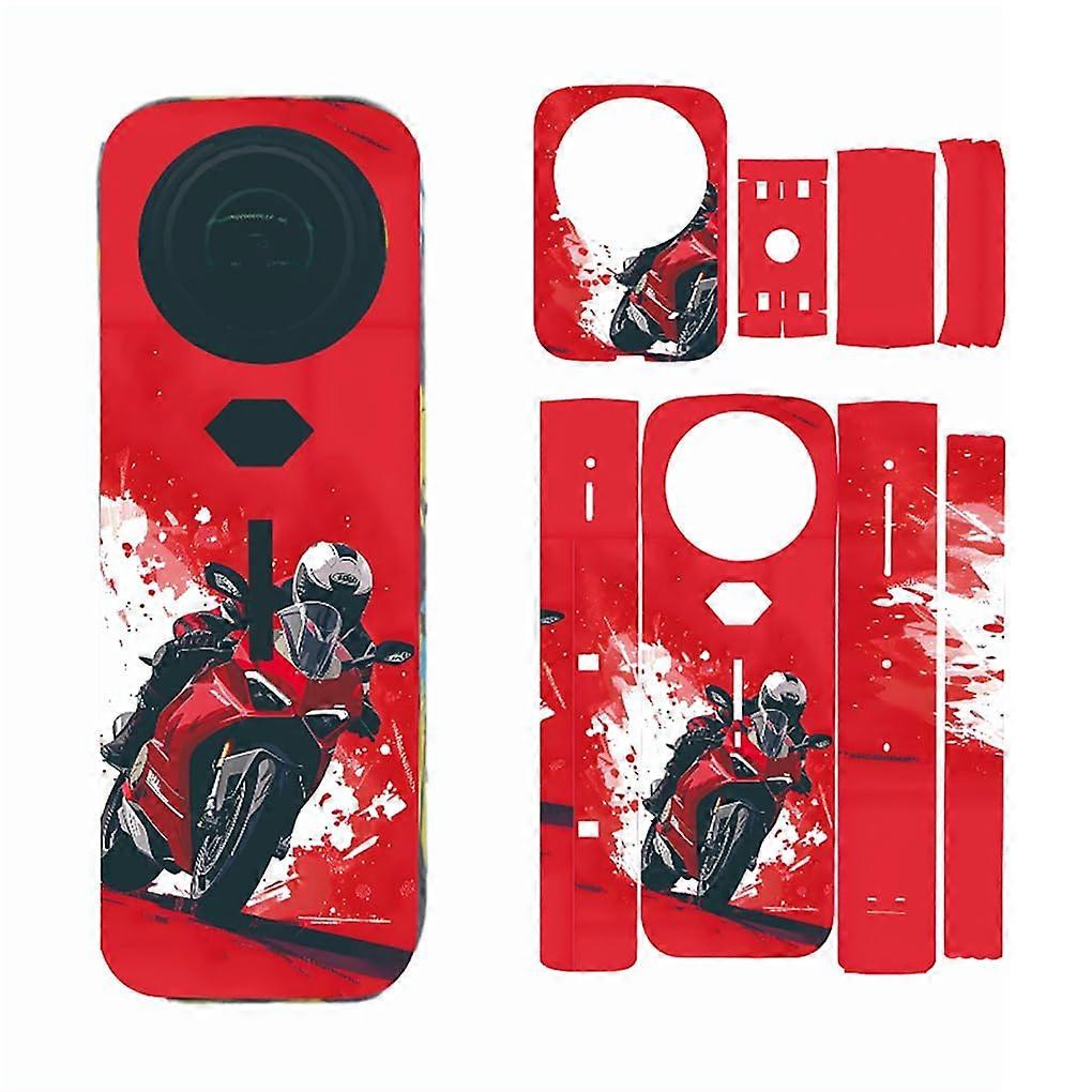 Sticker Full Wrap Protective PVC Skin with Multiple Color Options (2 Pack) for Insta360 X5