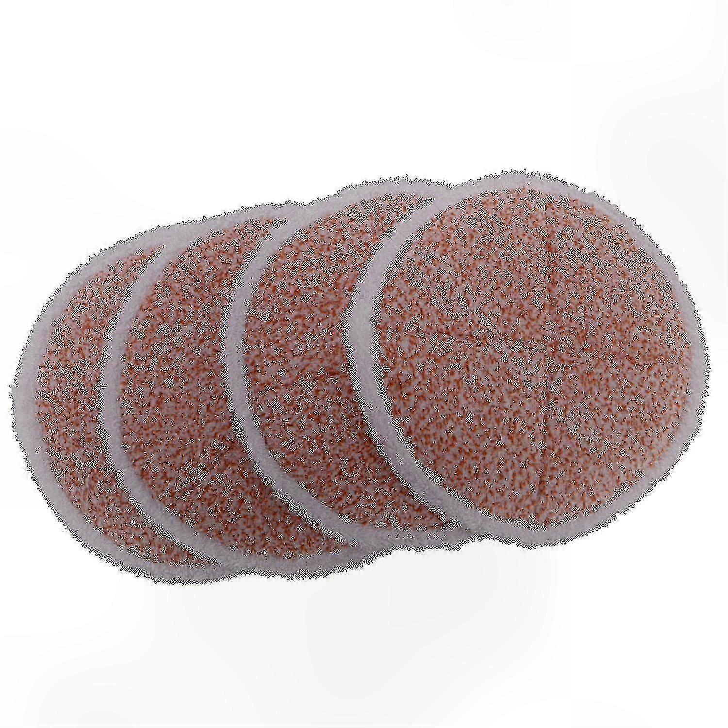 4-Pack Durable Scrub Mop Pads for Hard Floor Cleaning, Compatible with Spinwave Models