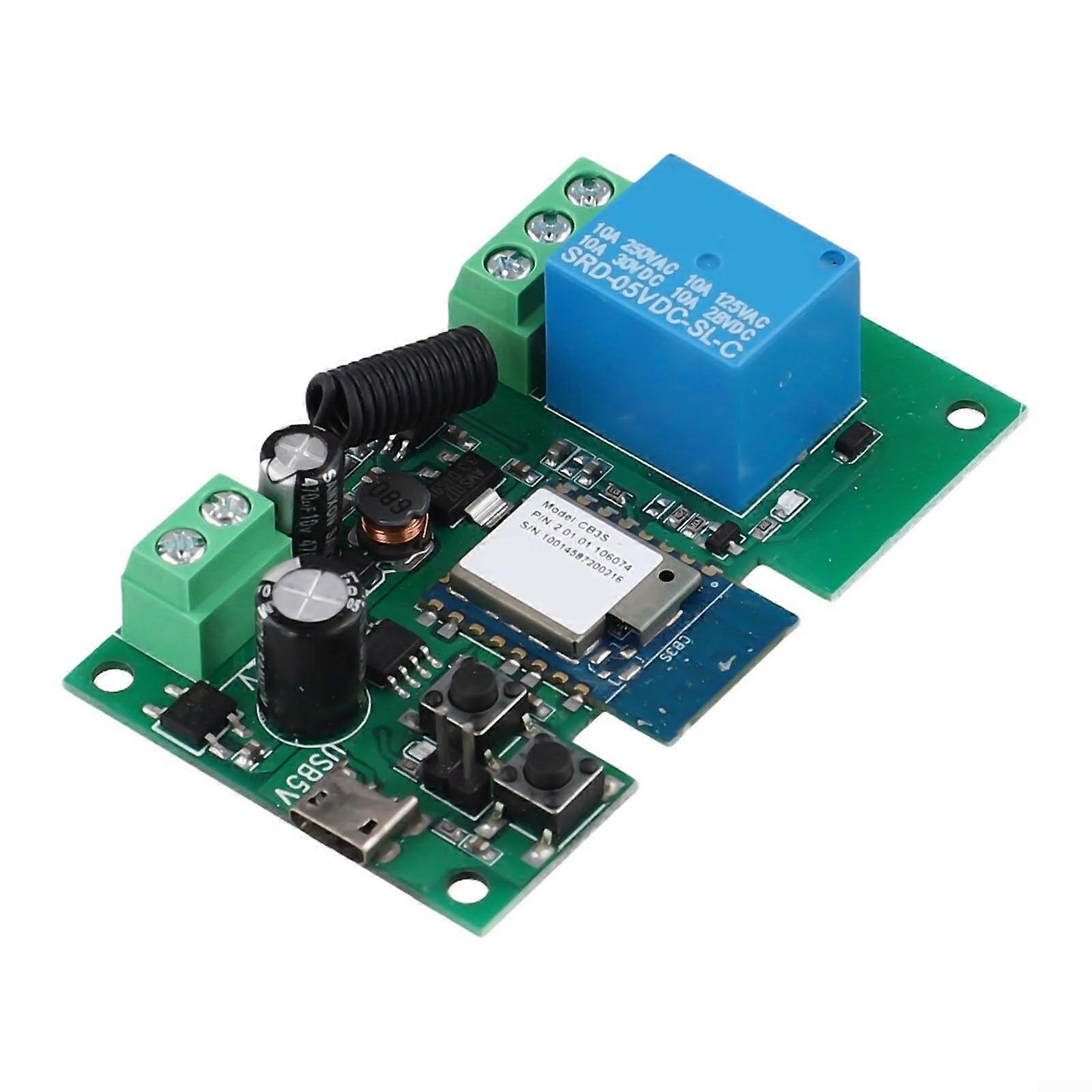 WiFi Smart Switch for Electric Lock, Remote Control Smart Home Lock Controller, 1Channel