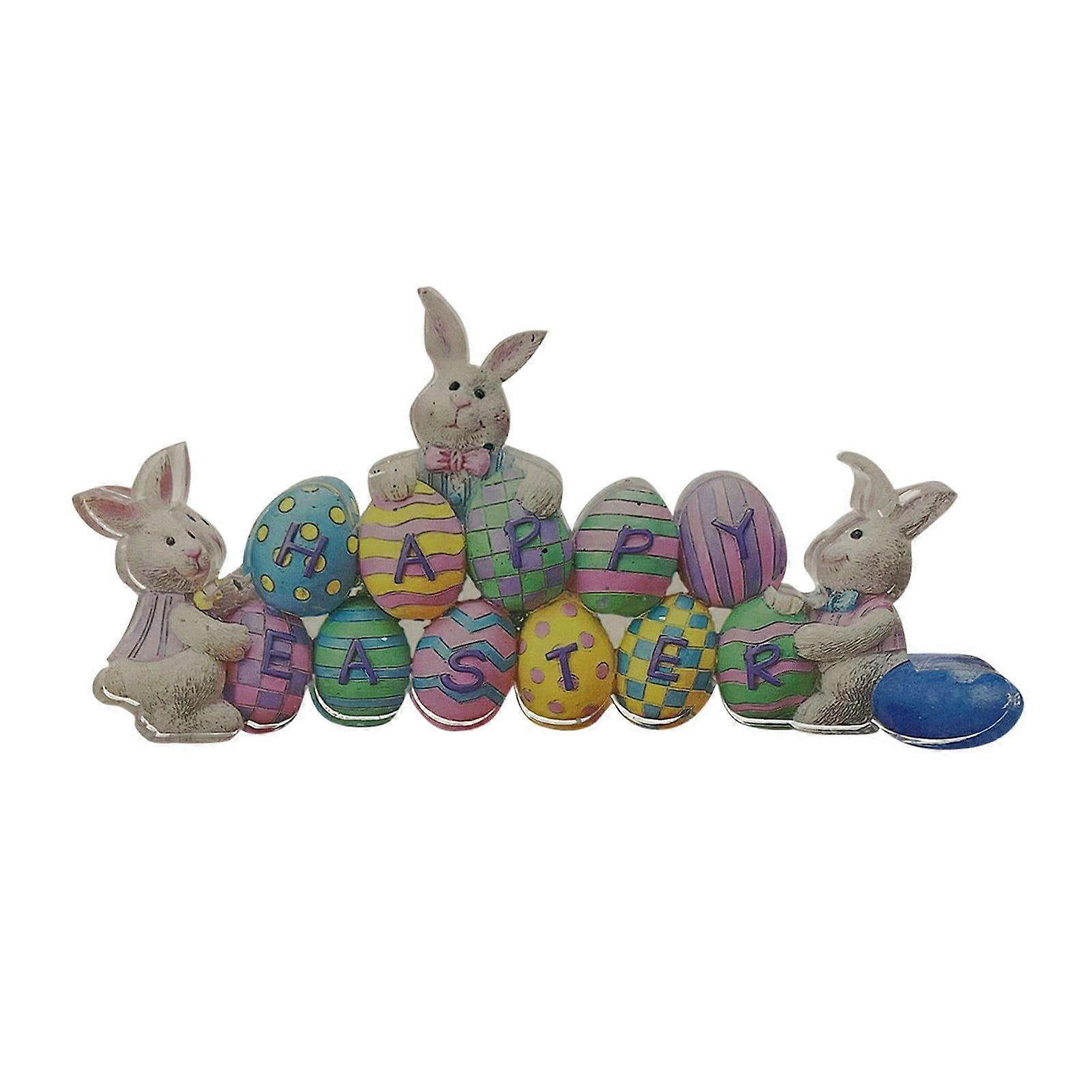 Home Decor Easter Decorations Easter Eggs Bunny Centerpiece Tabletop Easter