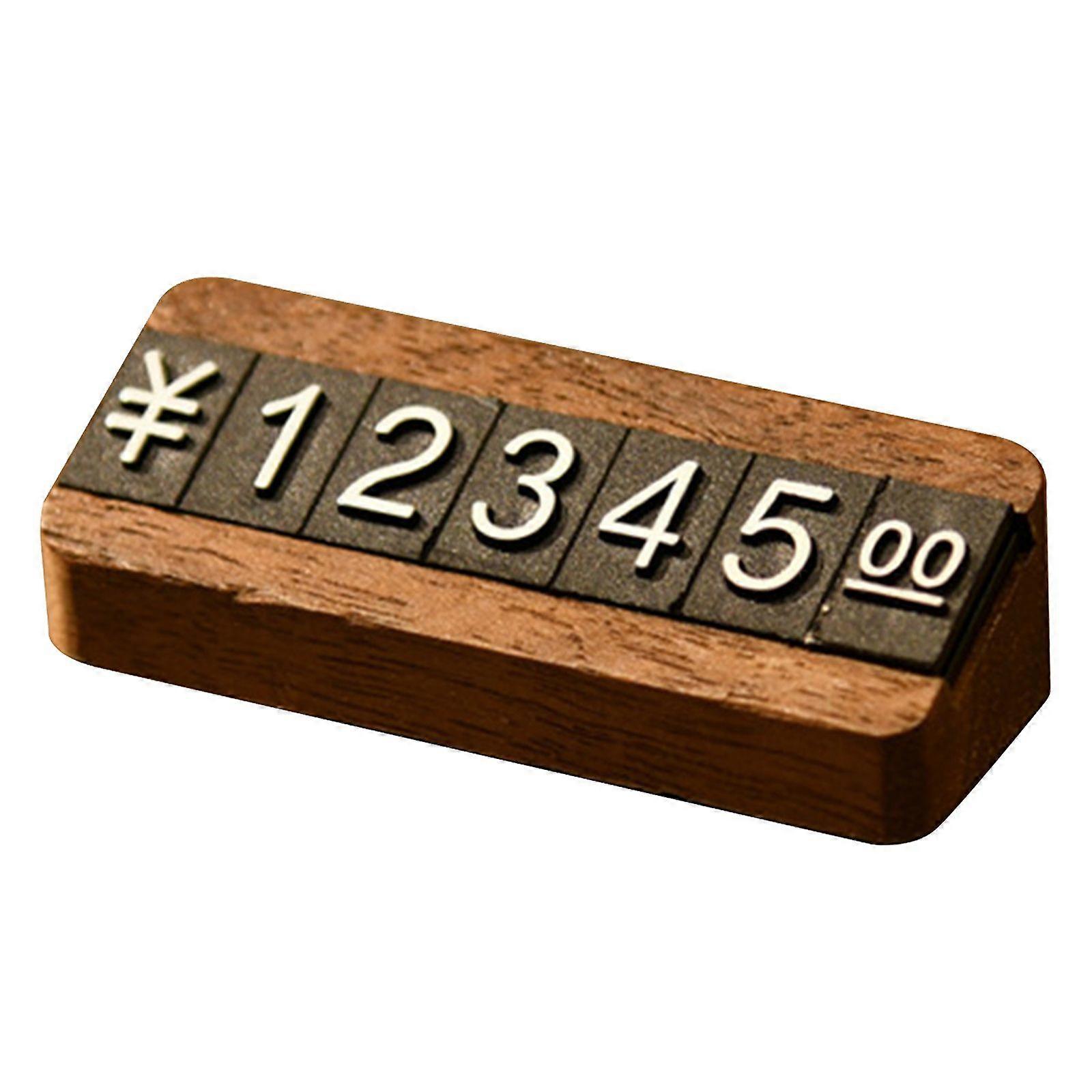 1 Set Price Tag Cube Adjustable Assembly Pricing Counter Display Stand Label