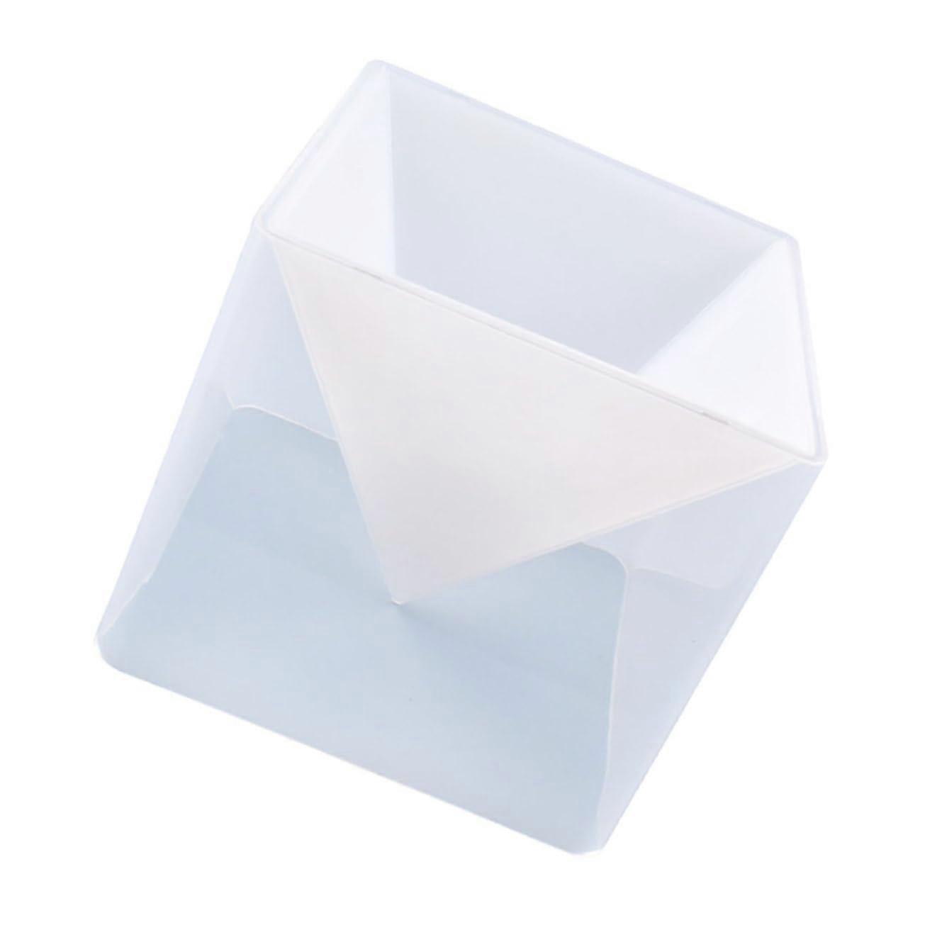 Silicone Pyramid Mold for Resin Casting DIY Crafts Easy Demolding Sharp Pyramid Details Durable Design