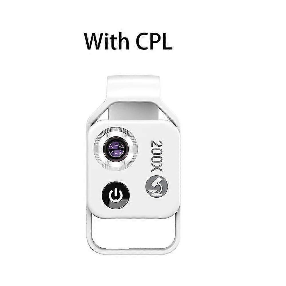 Objectif de microscope portable Nano-Zoom 200x pour iPhone et Android