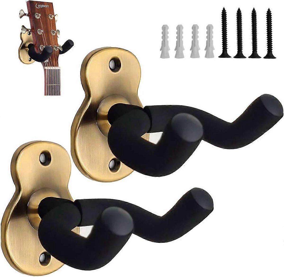 ING 2-piece - Guitar wall hanger/bracket - Guitar hook - Black