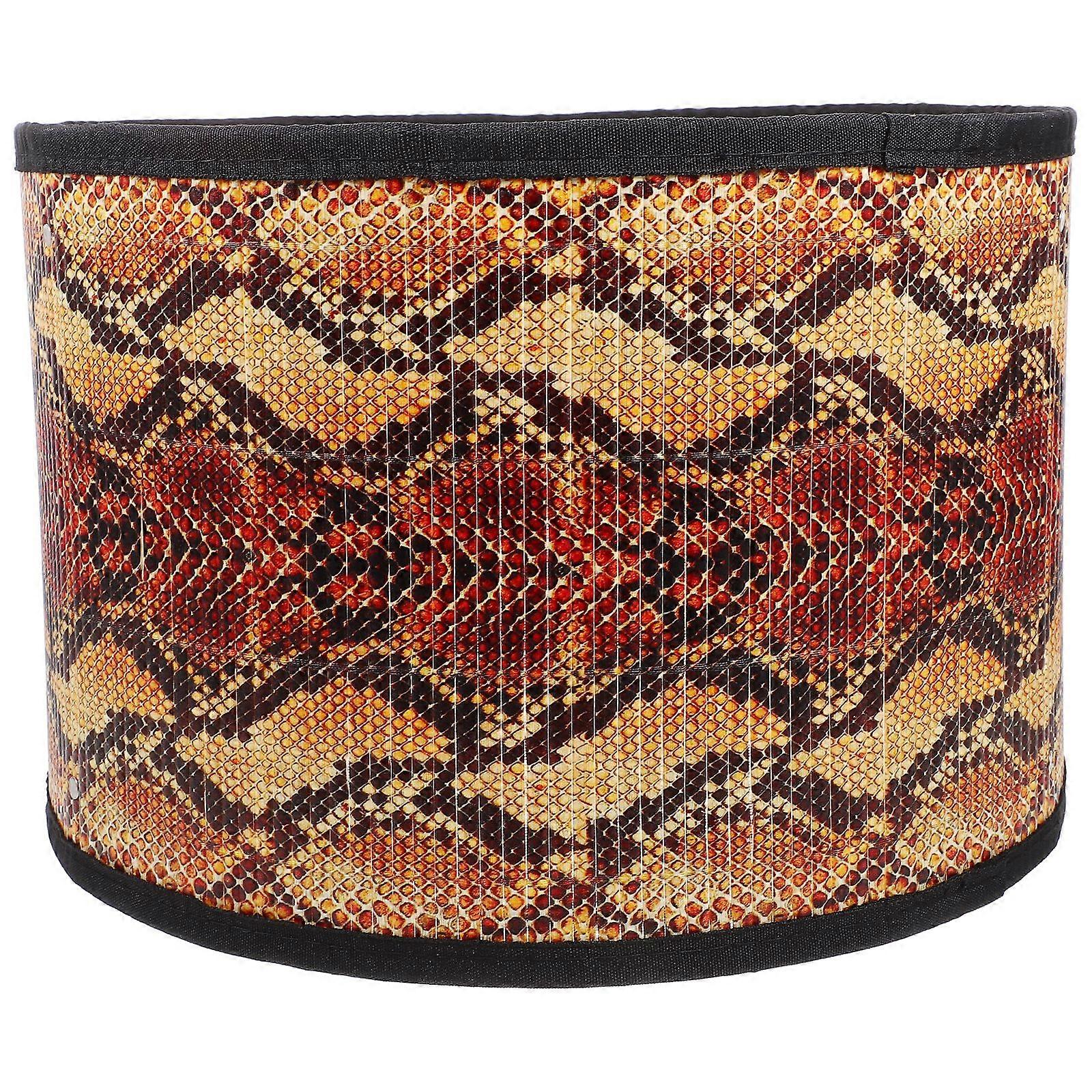 Replacement Table Lamp Shade Bamboo Patterned Desk Lamp Shade (Without Power Cord)