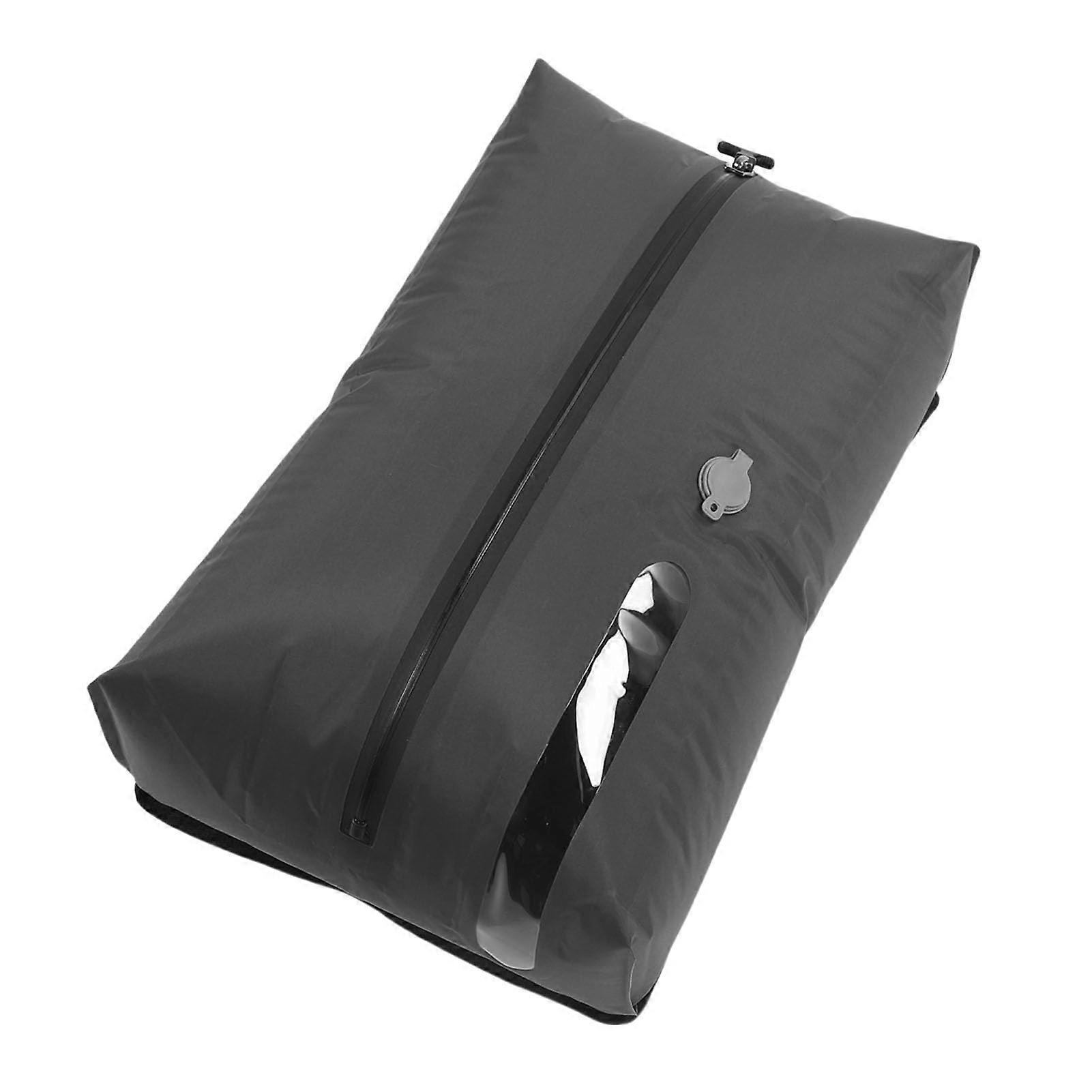 Vacuum Storage Bags 17L Reusable SpaceSaving Compression Cube for Suitcase Luggage with Window