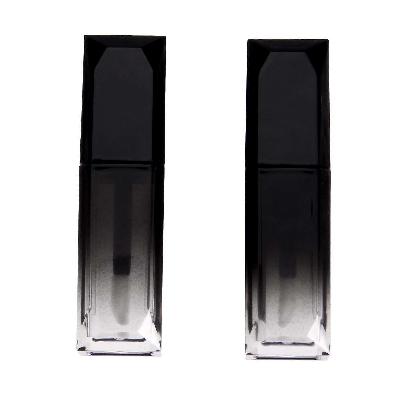 Empty Lipstick Tubes 2Pcs Gradient Travel Size Refillable Lip Balm Containers for DIY Makeup