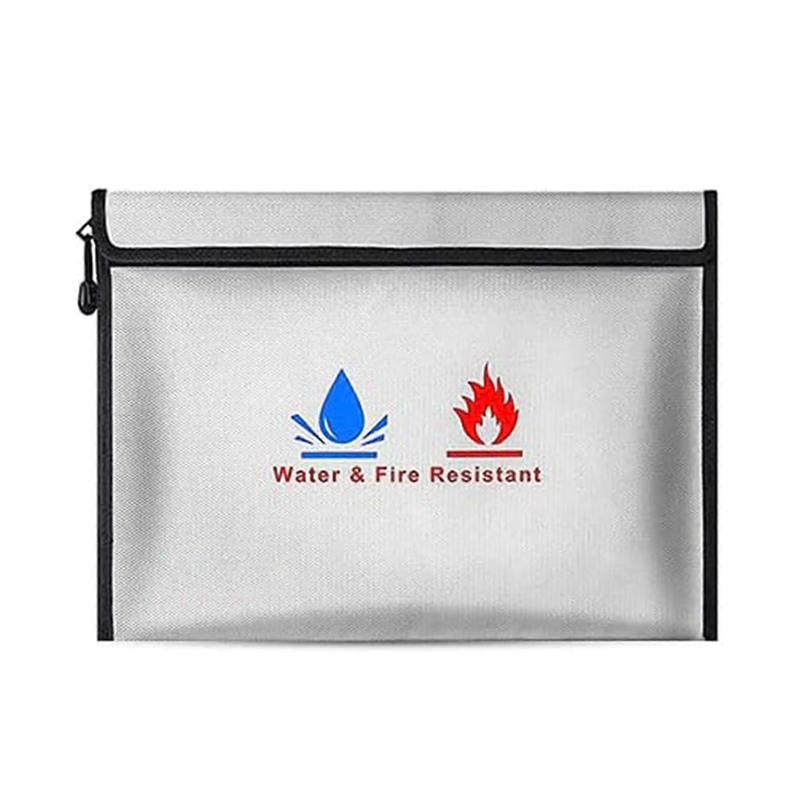 Large Fireproof and Waterproof Document Bag with Heat Resistant 1832F and Large Capacity Storage