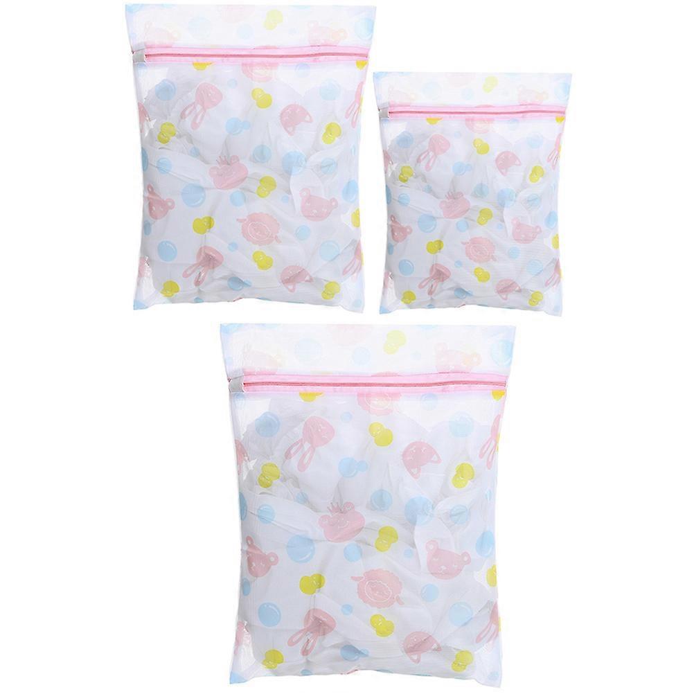 Laundry Bag Mesh Laundry Bags for Washing Machine 3Pcs Zippered Set
