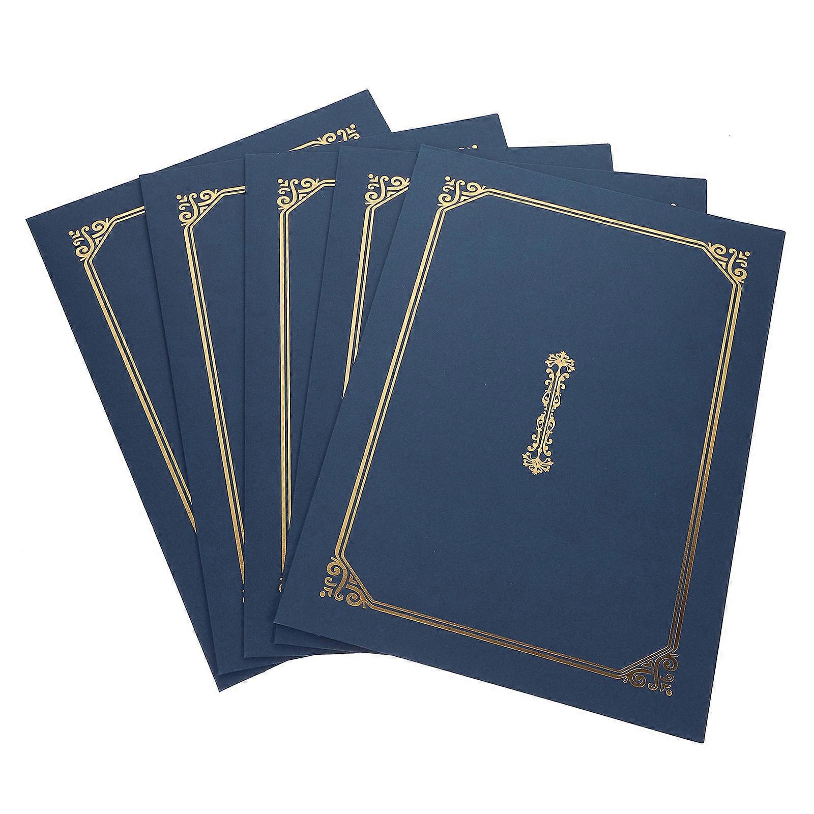 Certificate Holder Diploma Cover for Protection 5Pcs Paper Document Covers