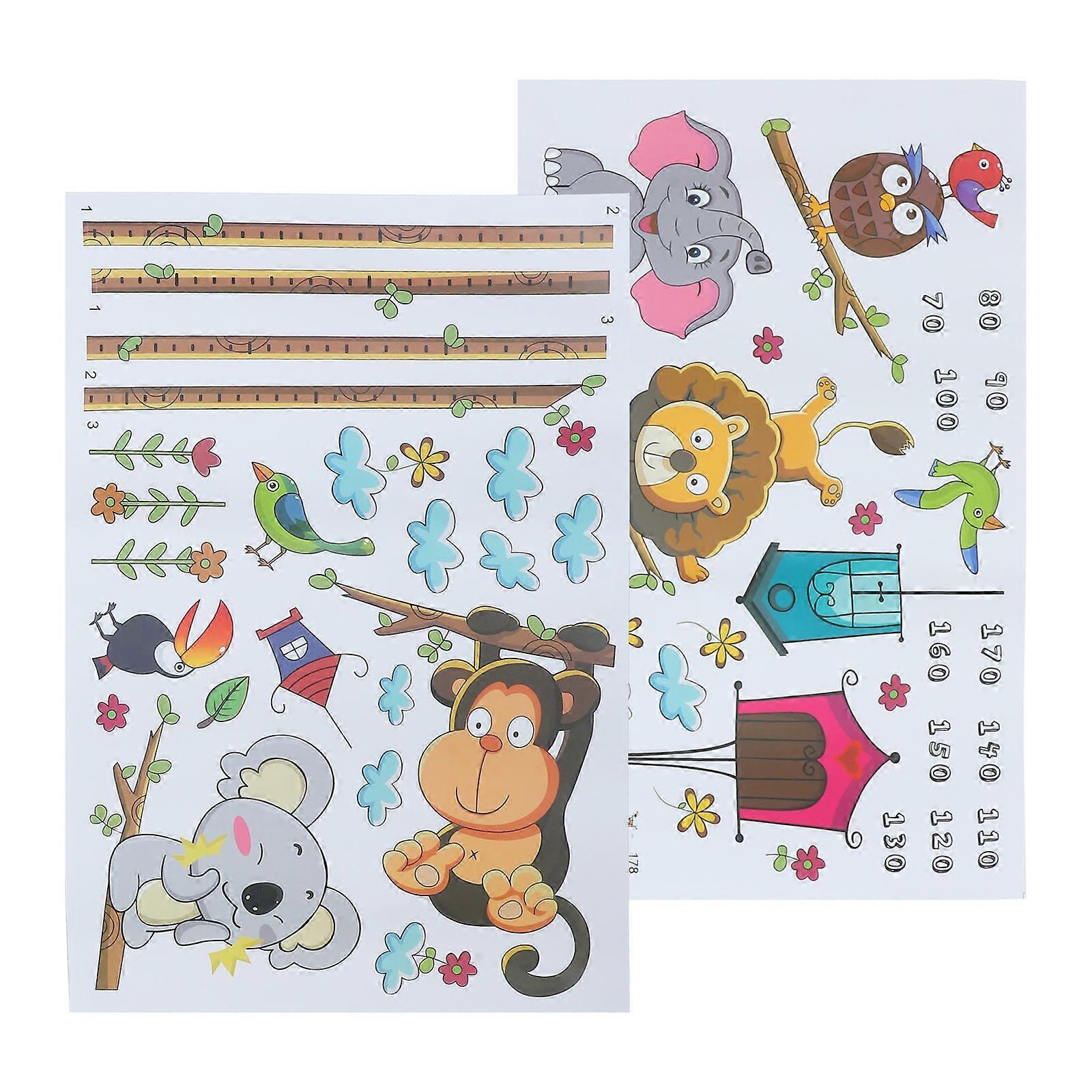 Height Chart Sticker for Children Wall Sticker for Decoration 1Set